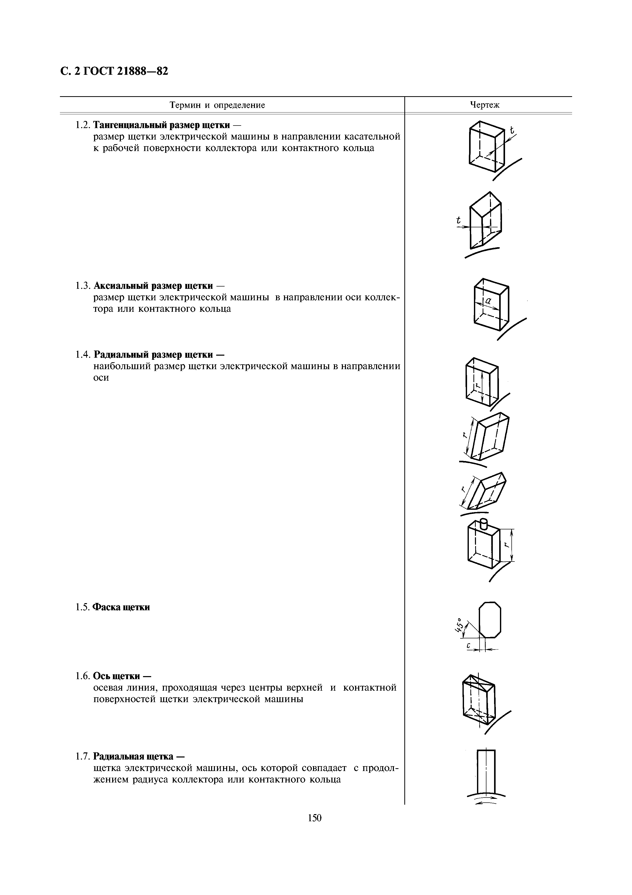Скачать ГОСТ 21888-82 Щетки, щеткодержатели, коллекторы и контактные кольца электрических  машин. Термины и определения