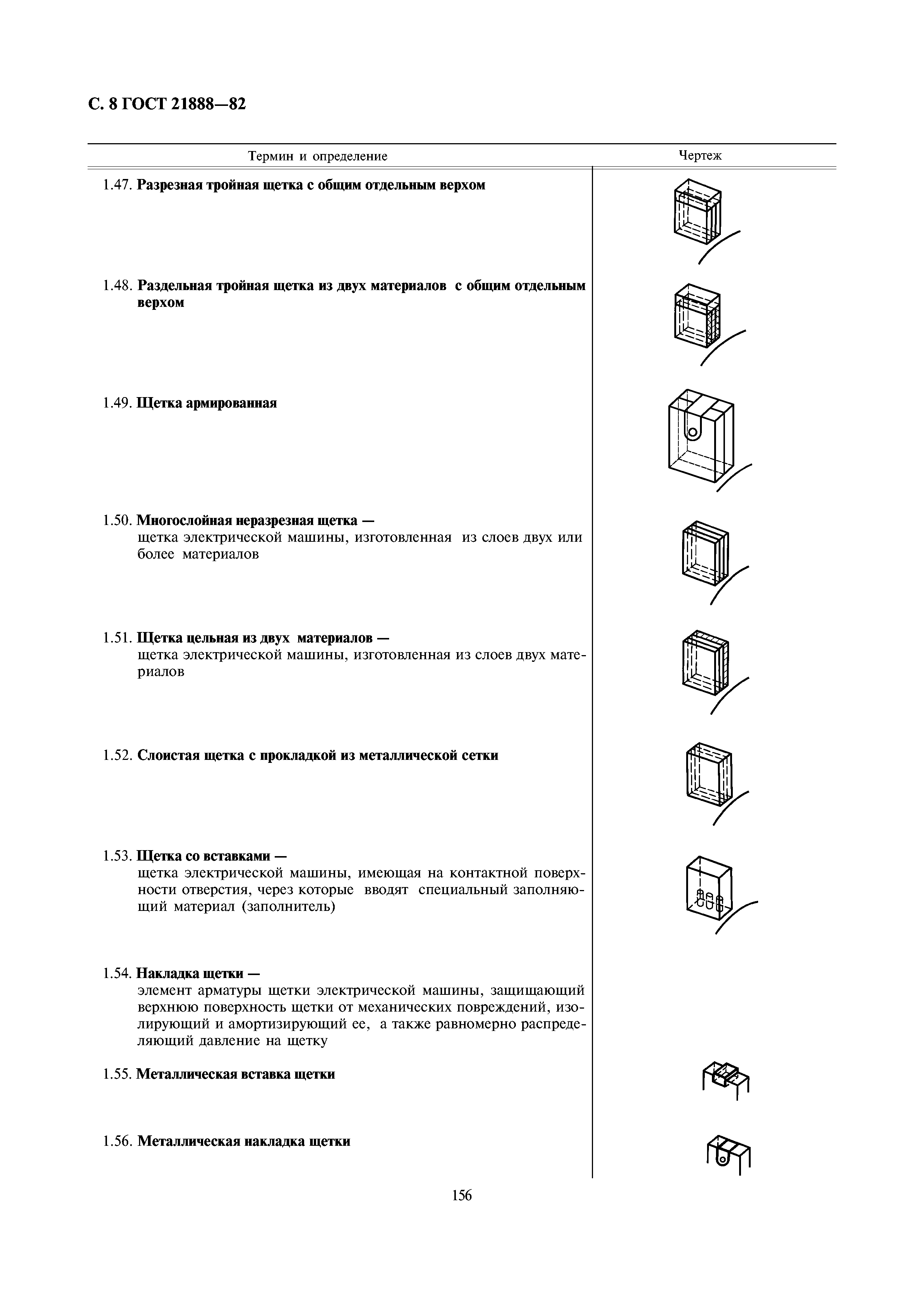 Скачать ГОСТ 21888-82 Щетки, щеткодержатели, коллекторы и контактные кольца электрических  машин. Термины и определения