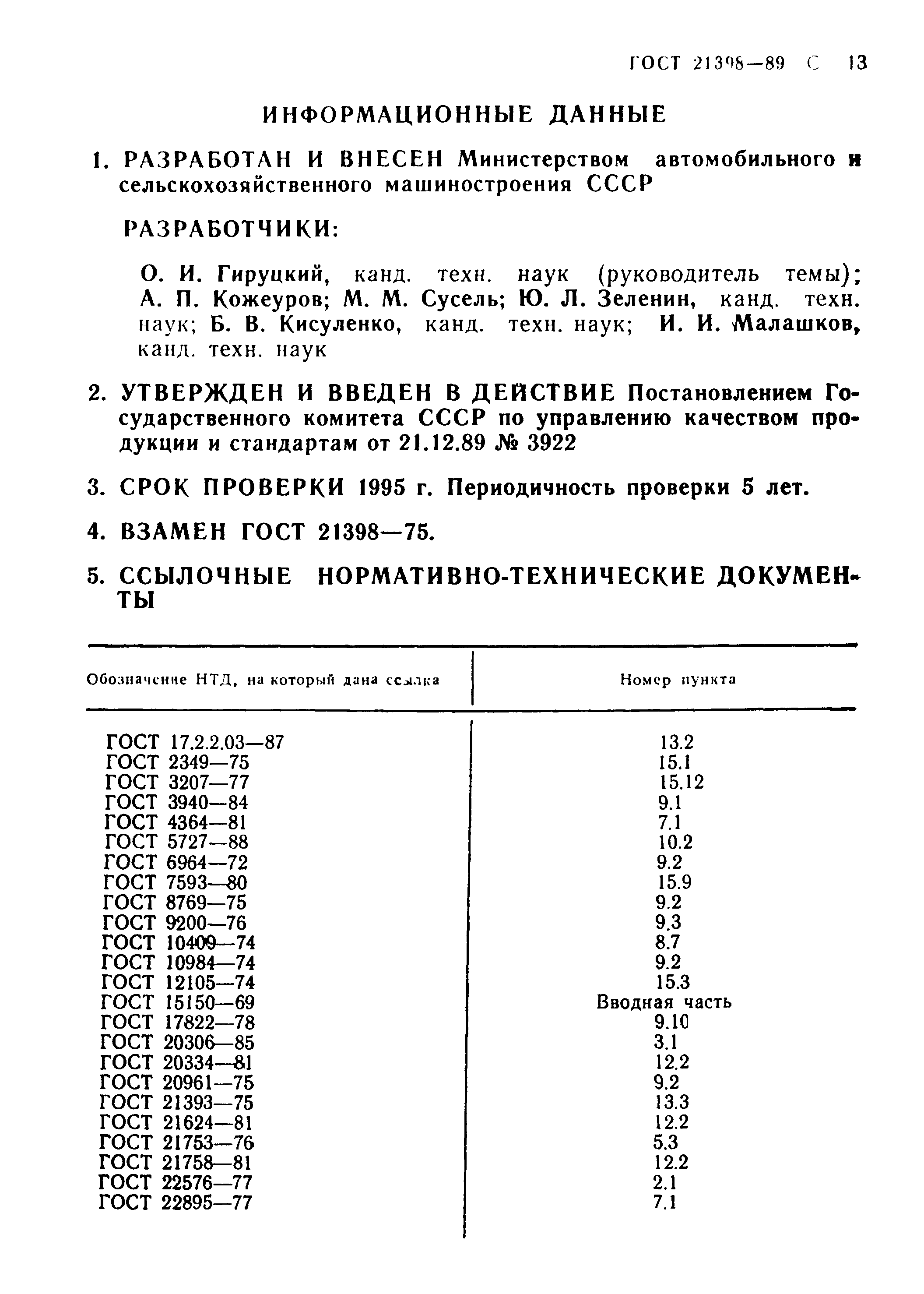 ГОСТ 21398-89