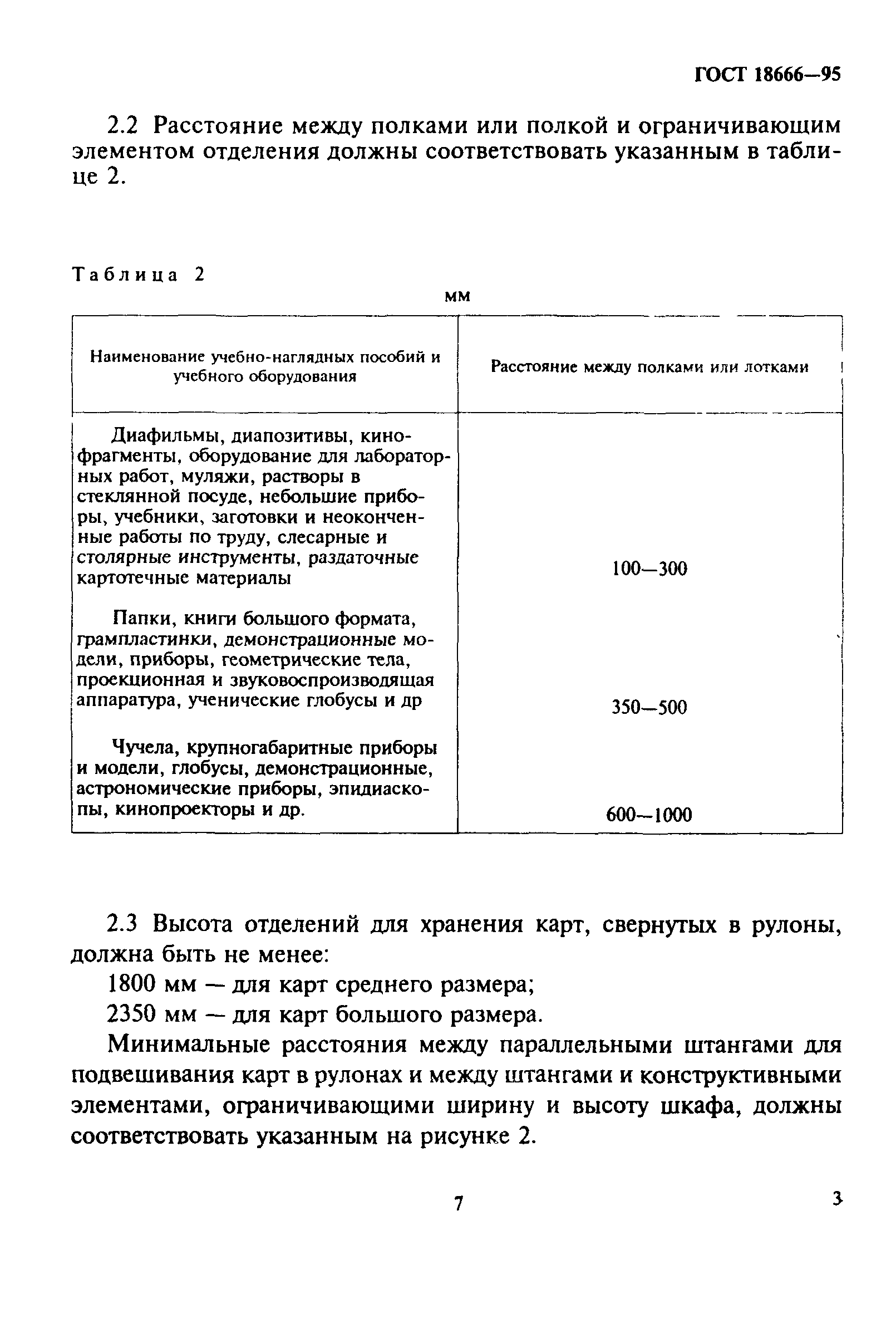 Шкаф по ГОСТ 18666-95