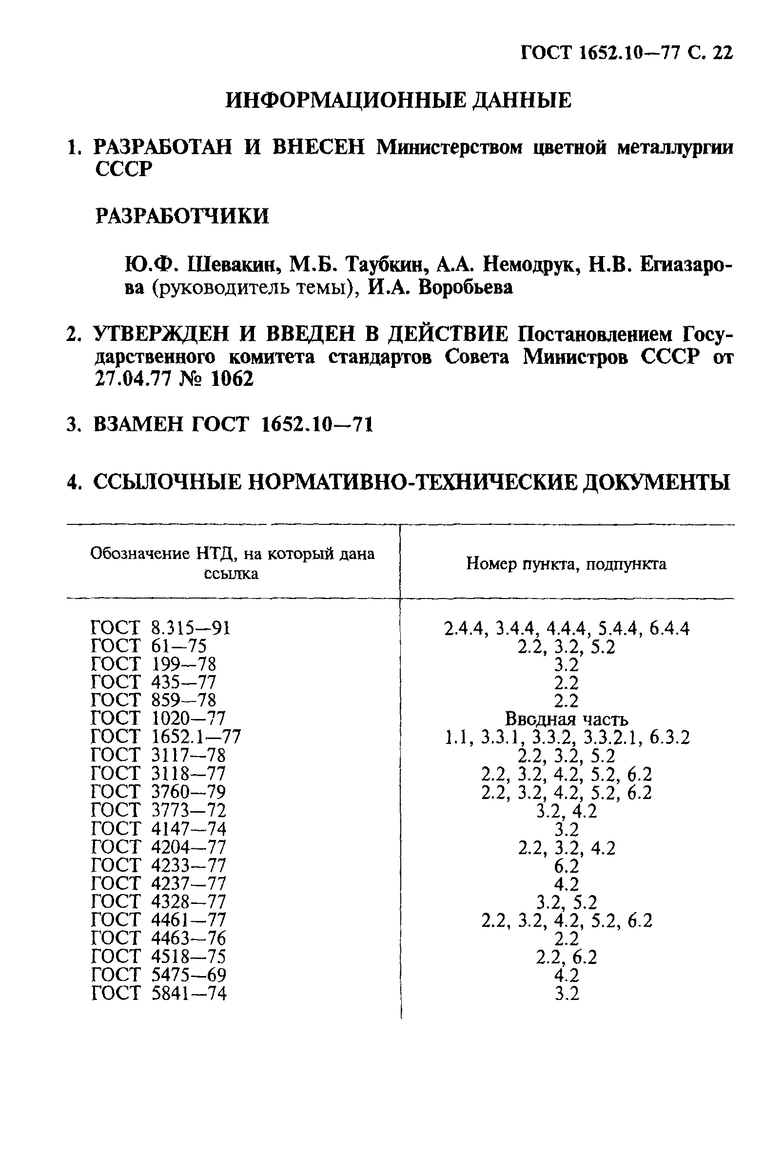 ГОСТ 1652.10-77