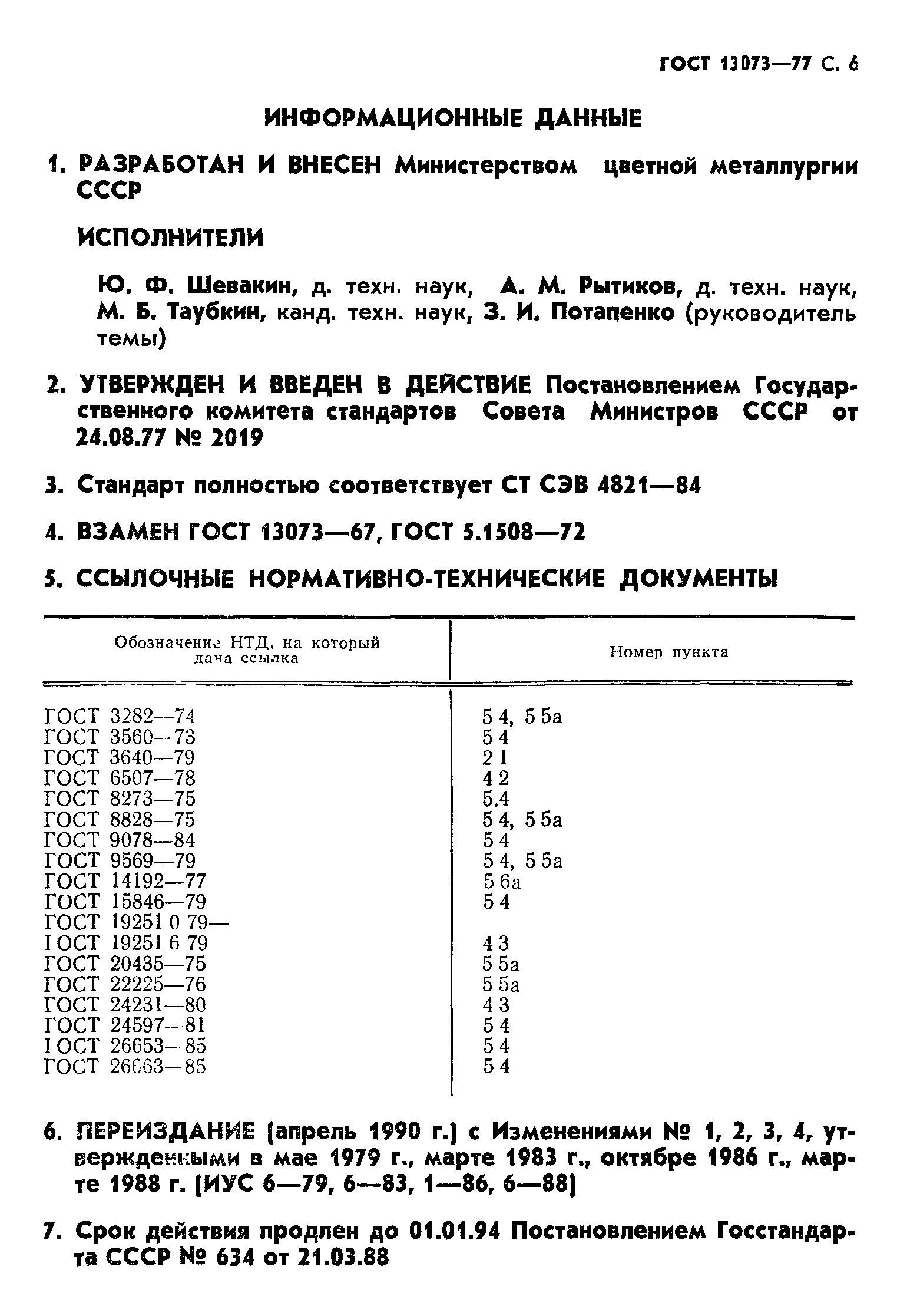 ГОСТ 13073-77