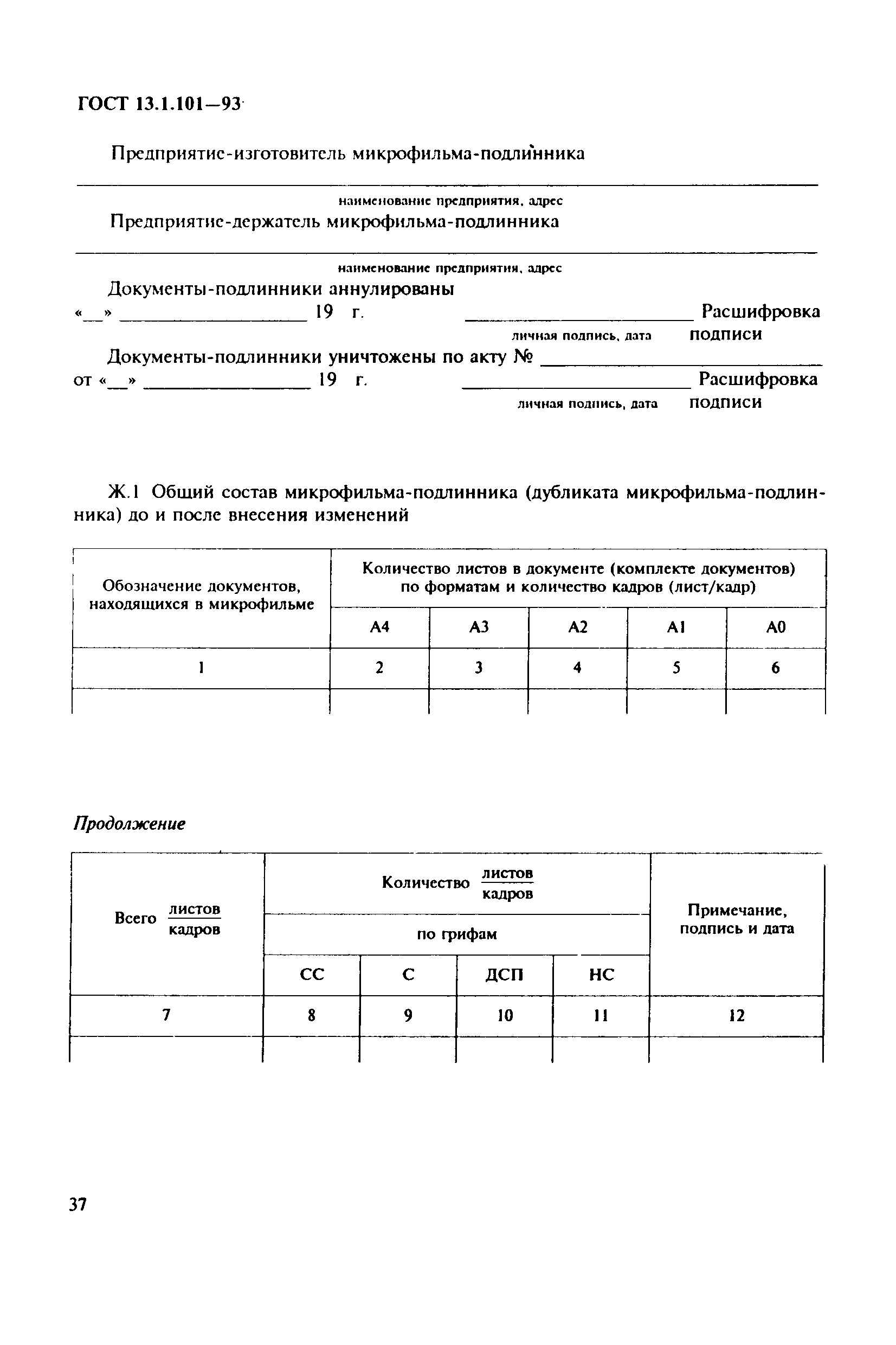 ГОСТ 13.1.101-93