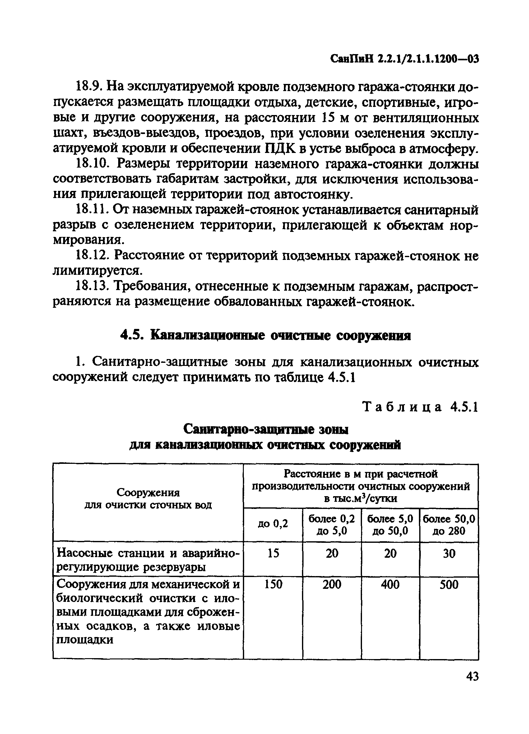 СанПиН 2.2.1/2.1.1.1200-03