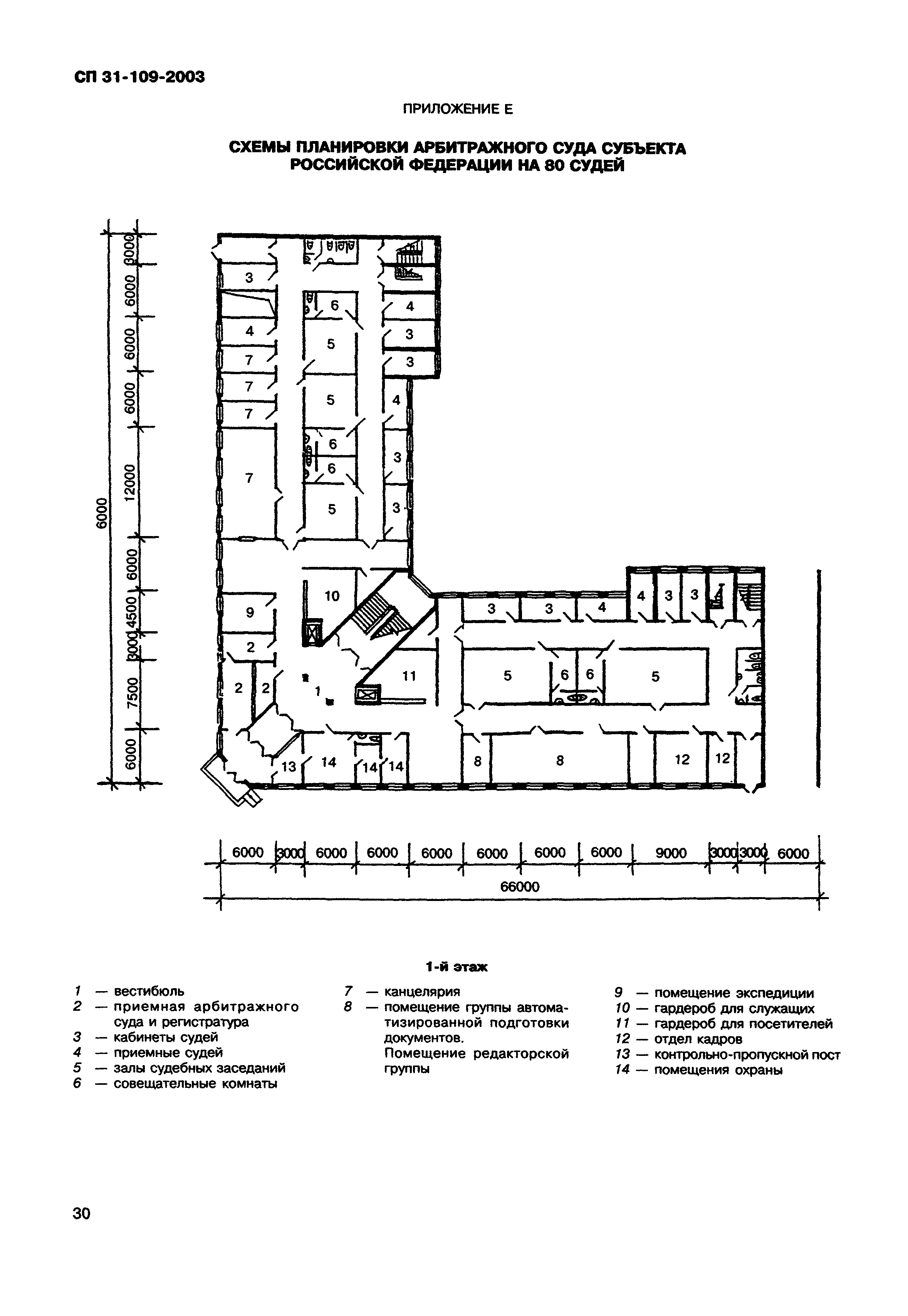 Скачать СП 31-109-2003 Здания арбитражных судов