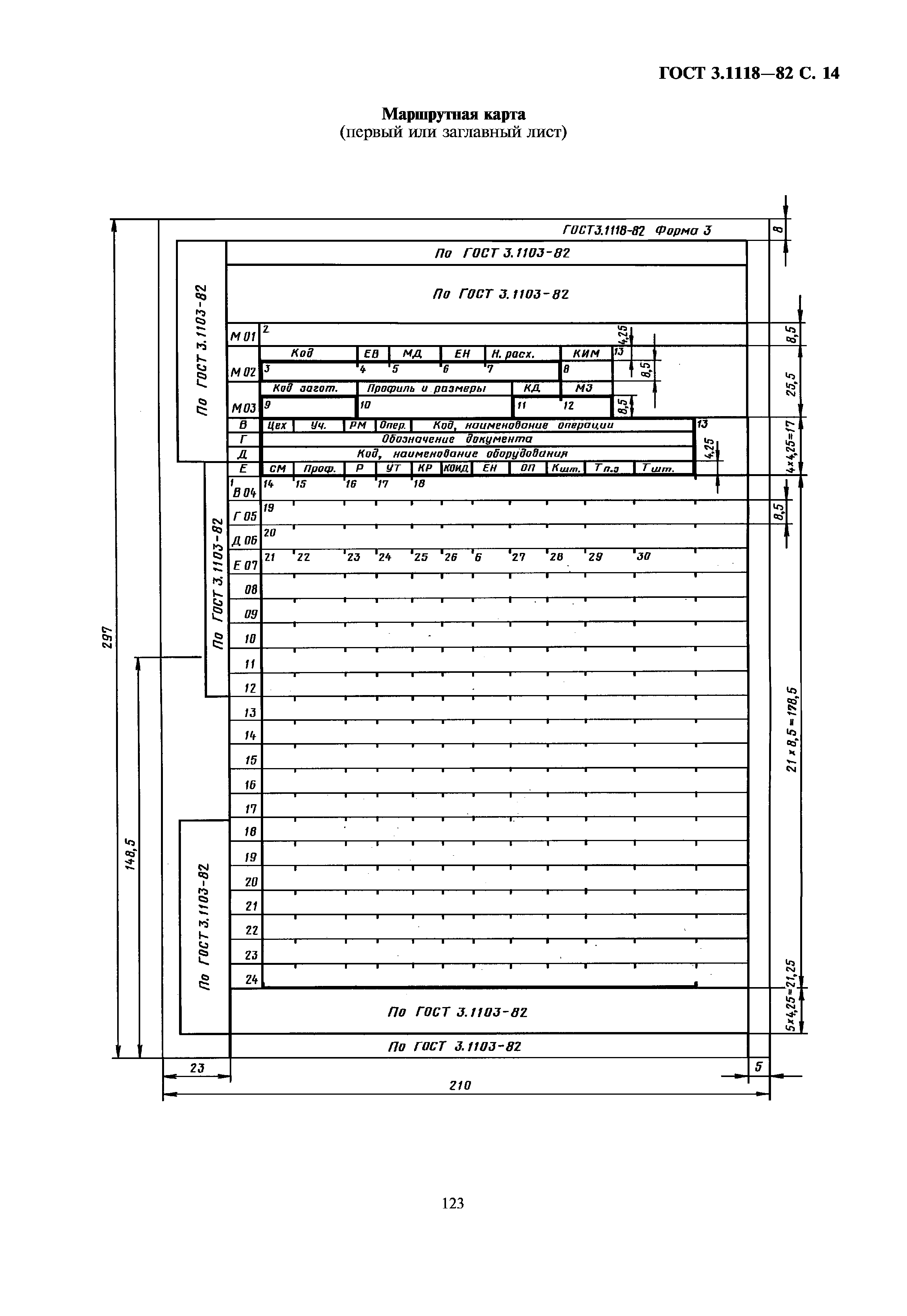 ГОСТ 3.1118-82