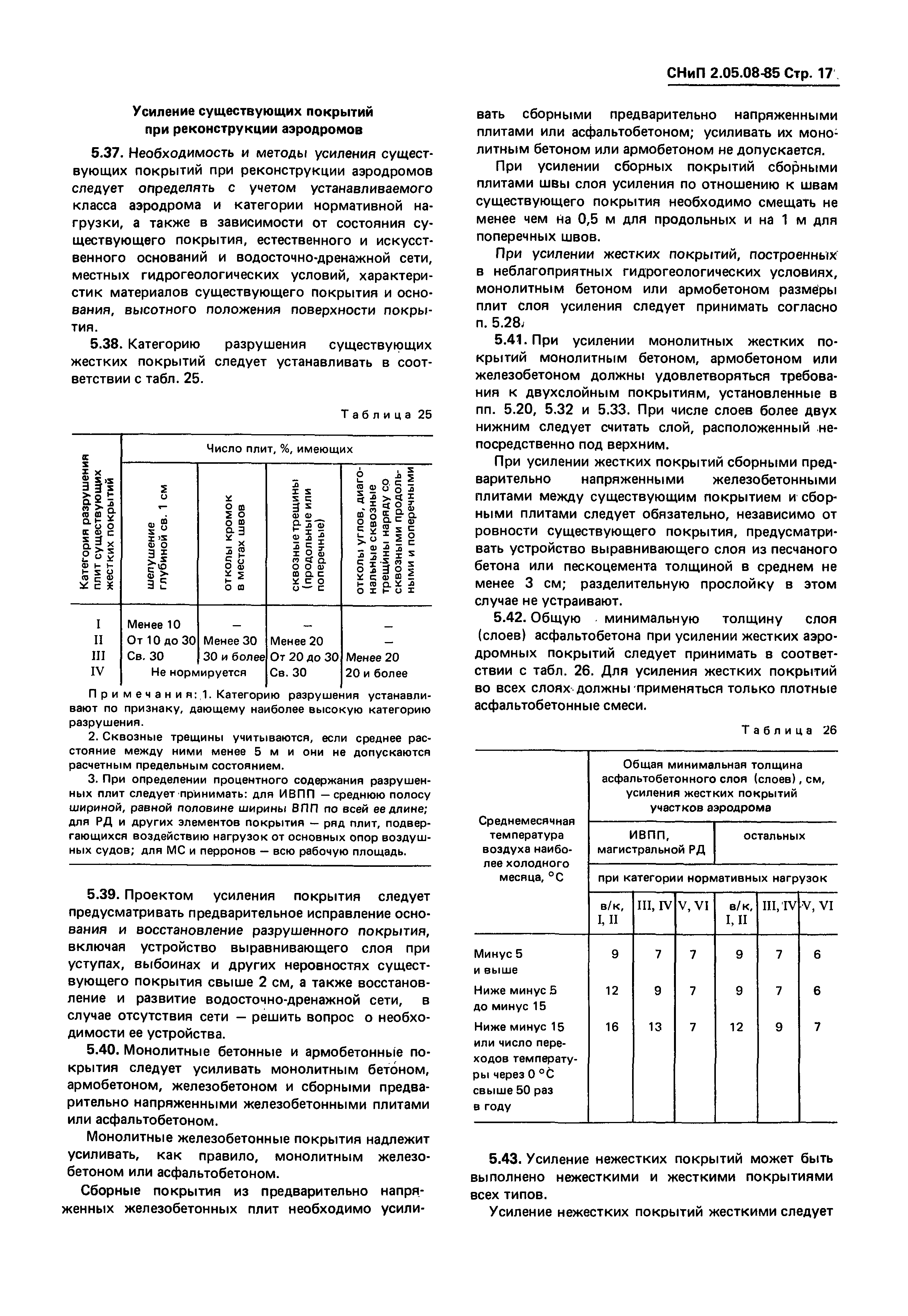 СНиП 2.05.08-85