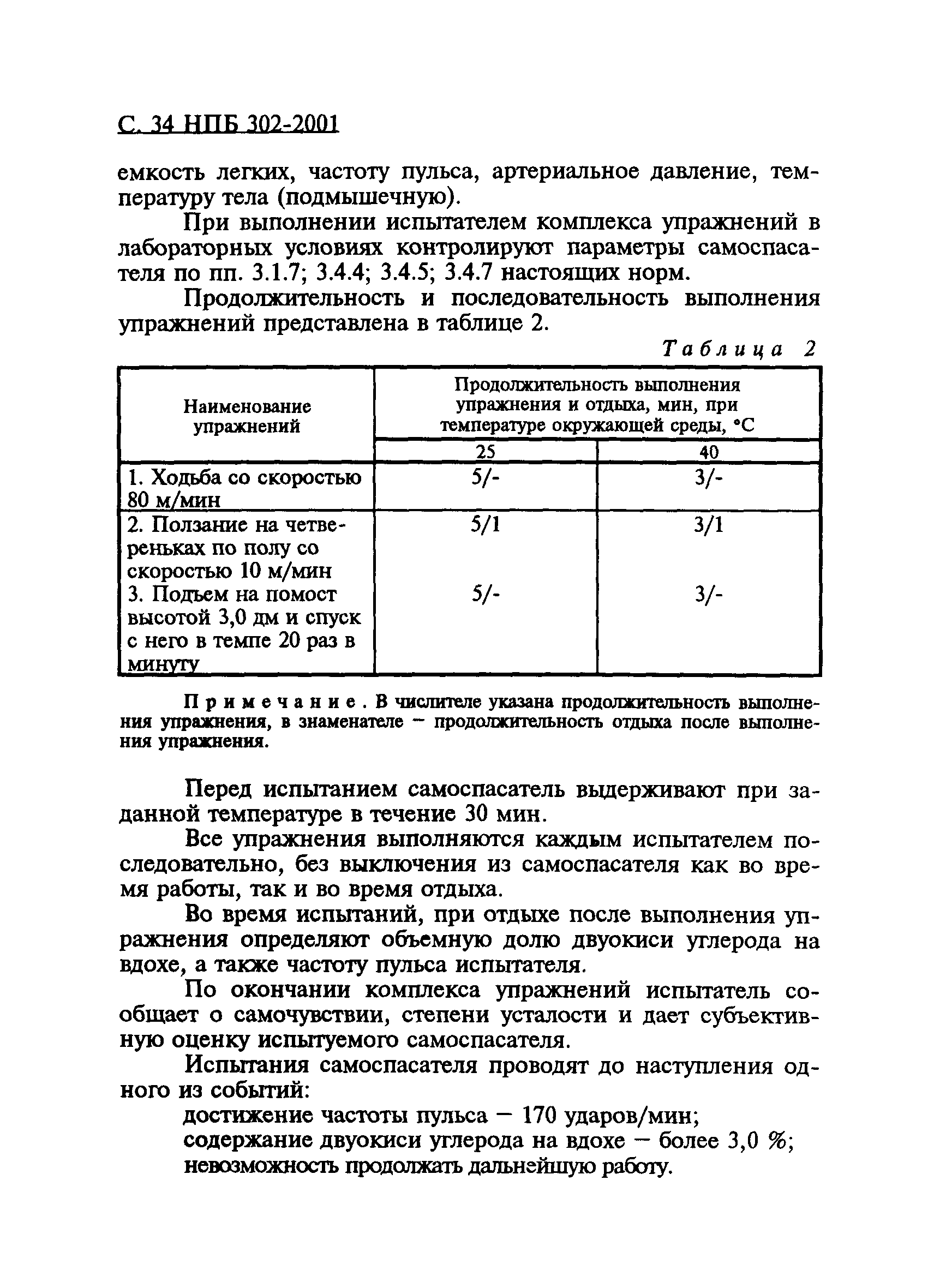 НПБ 302-2001