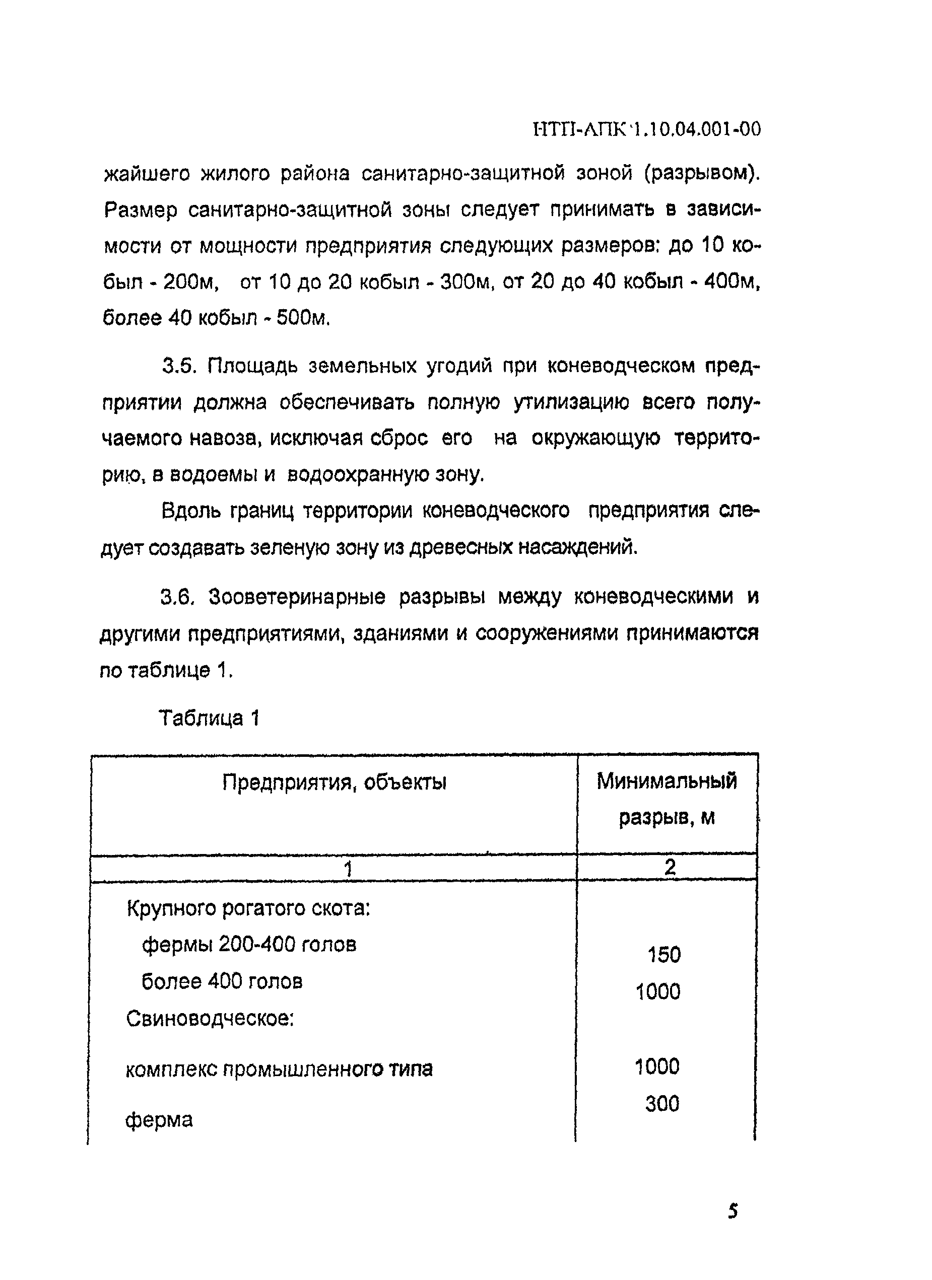 НТП-АПК 1.10.04.001-00