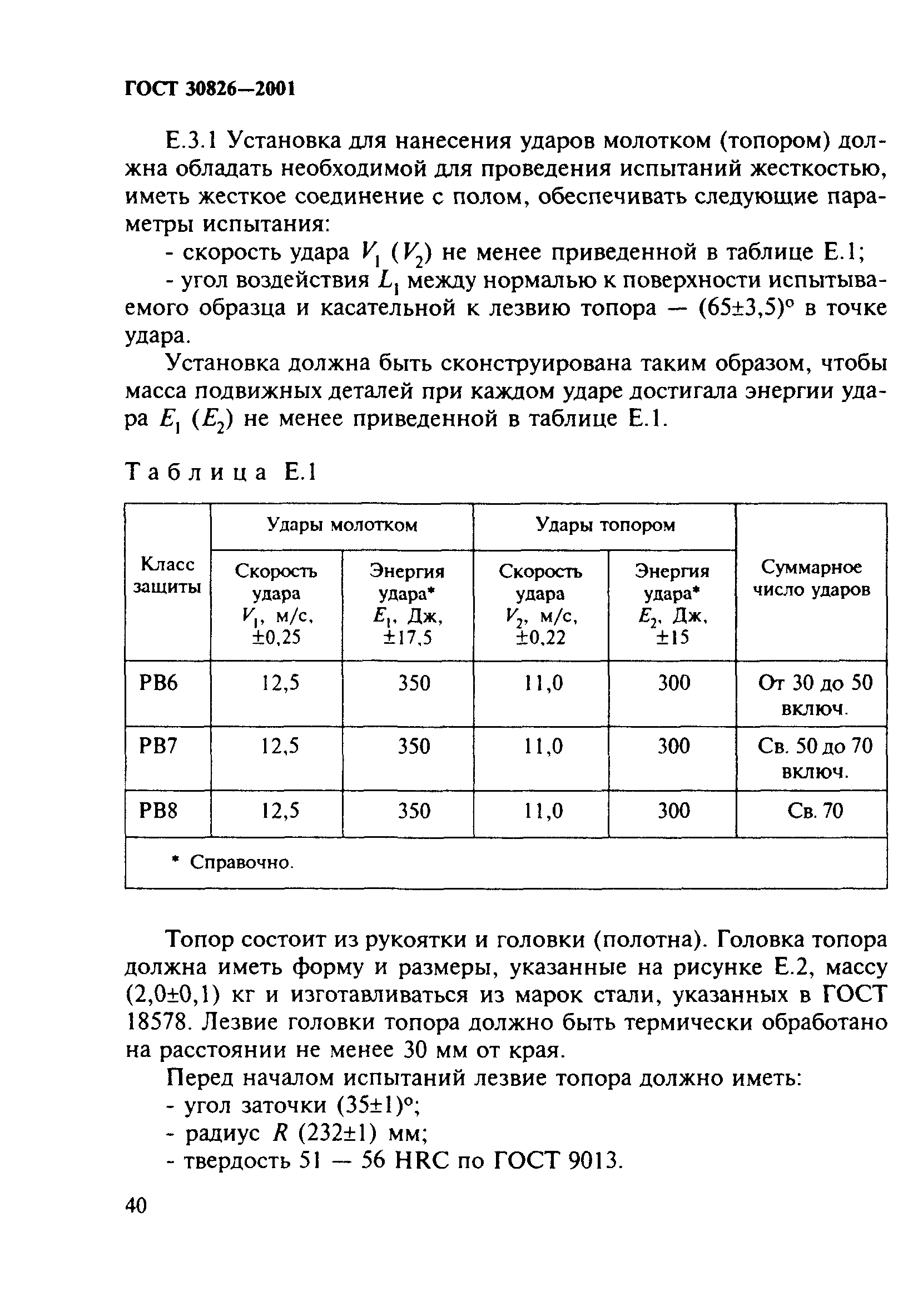 ГОСТ 30826-2001