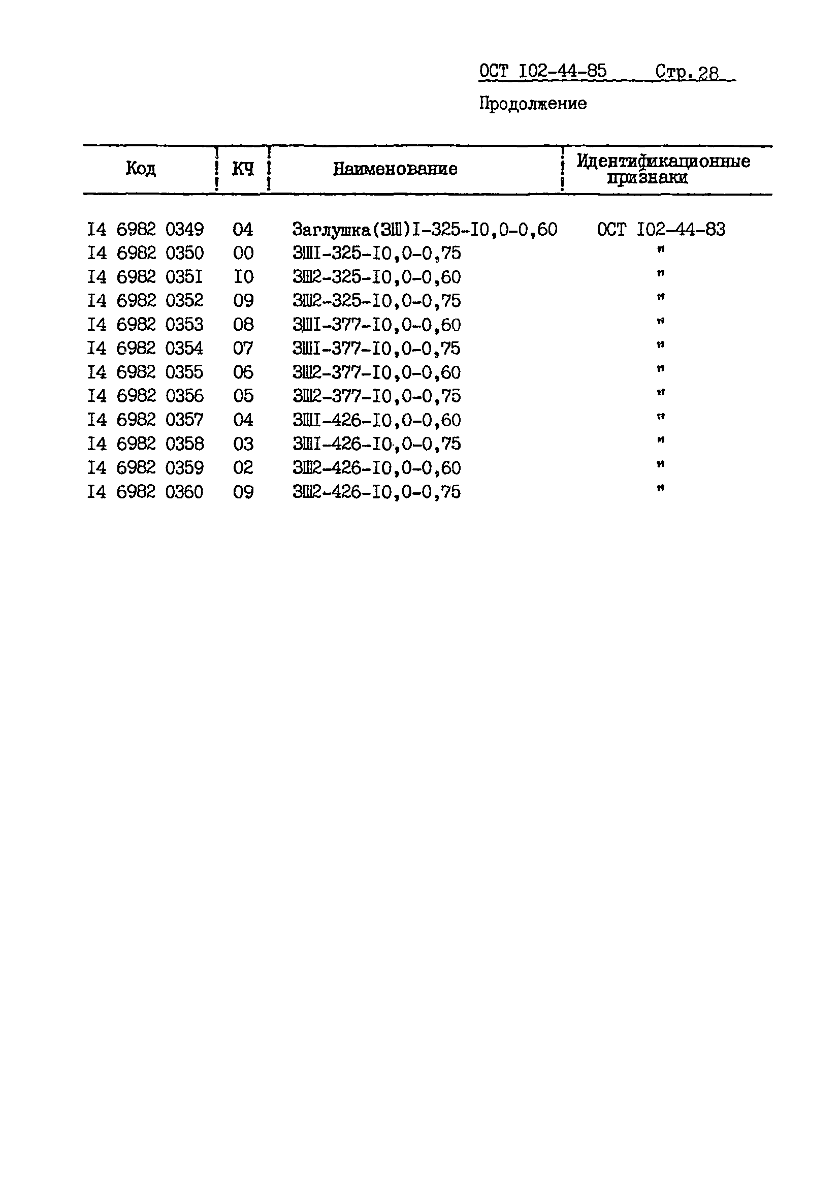 ОСТ 102-44-85