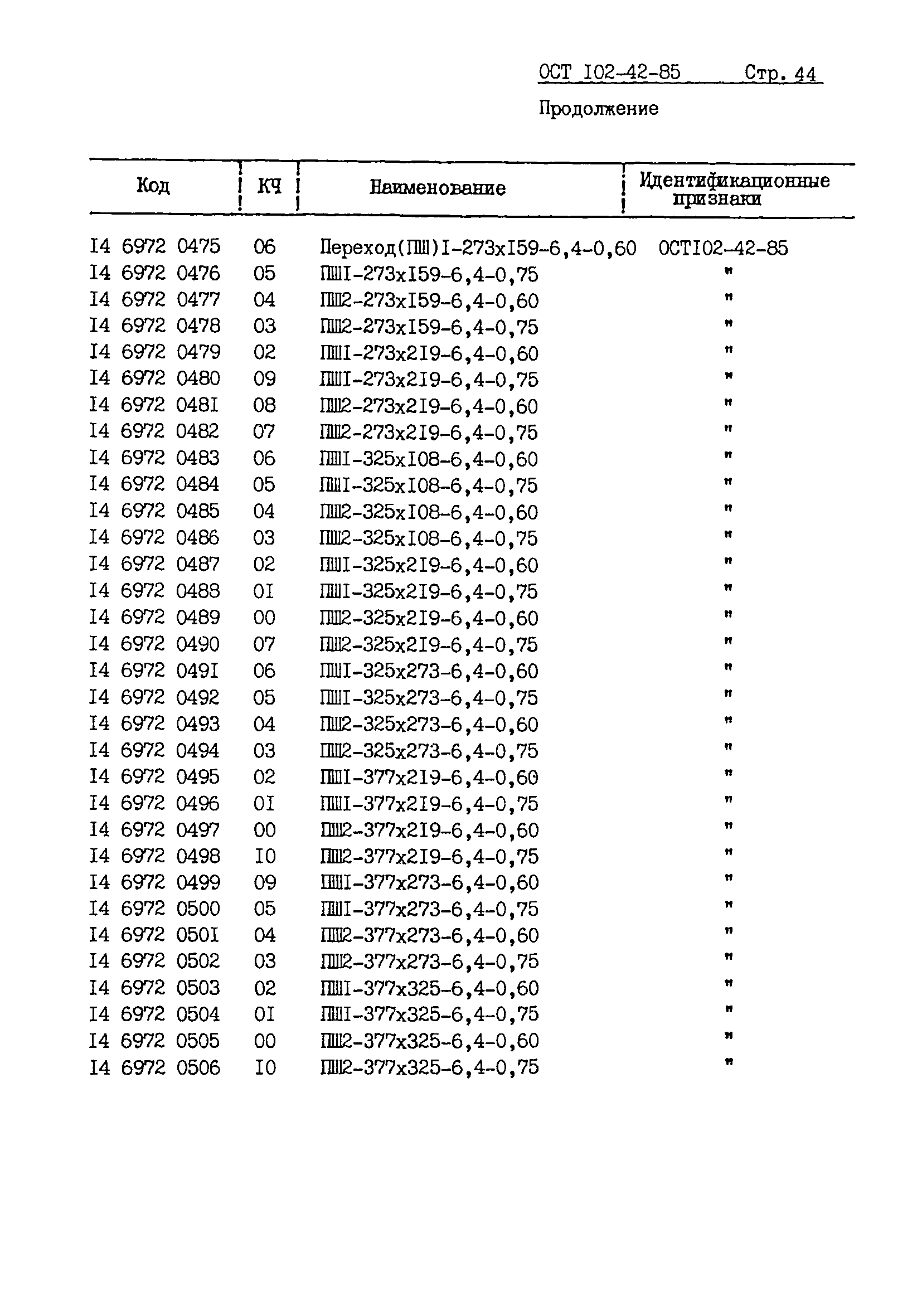 ОСТ 102-42-85