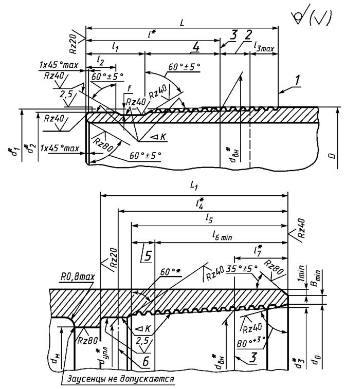 Резьба нкт 60 гост 633 80 чертеж