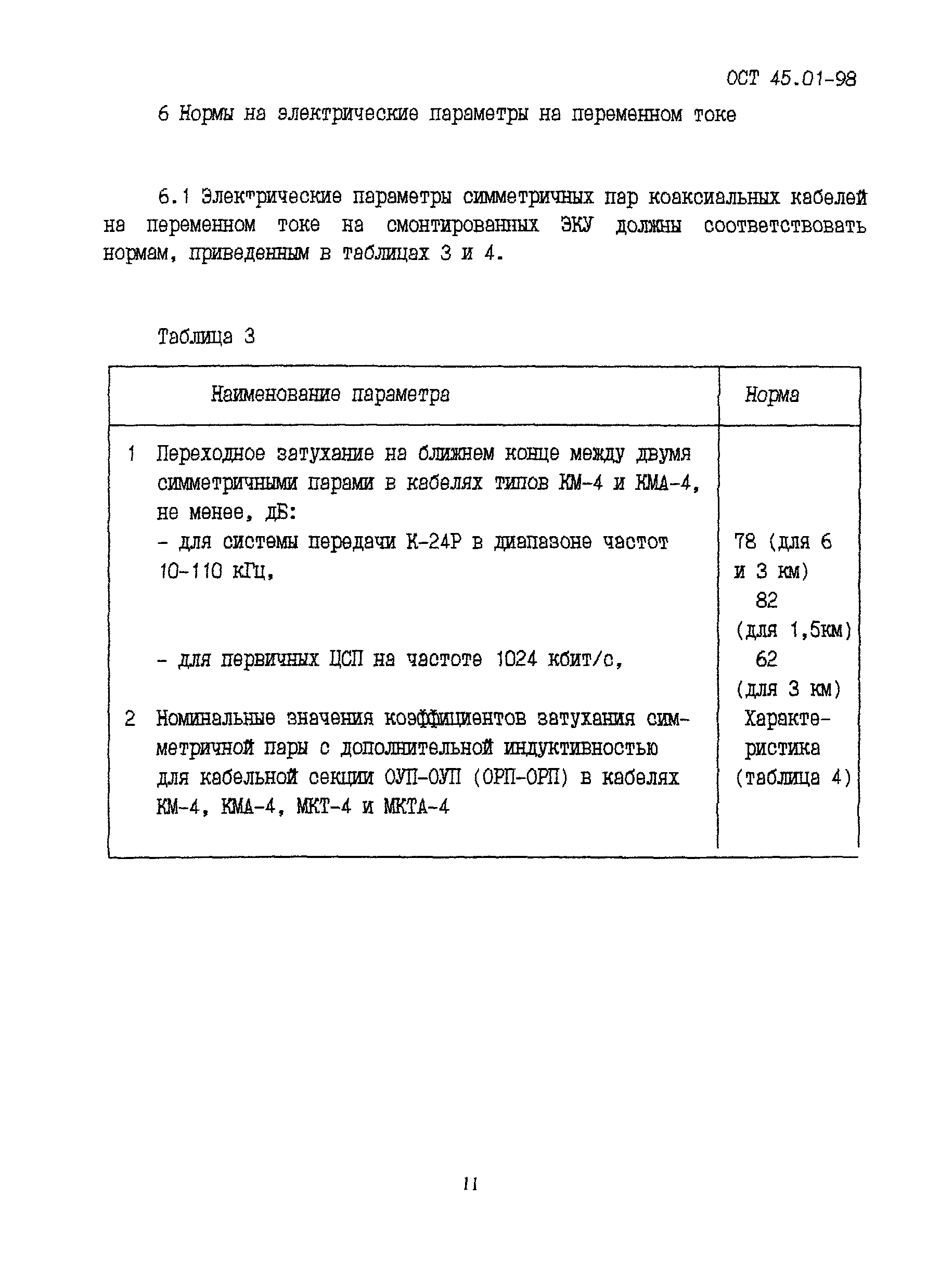 ОСТ 45.01-98