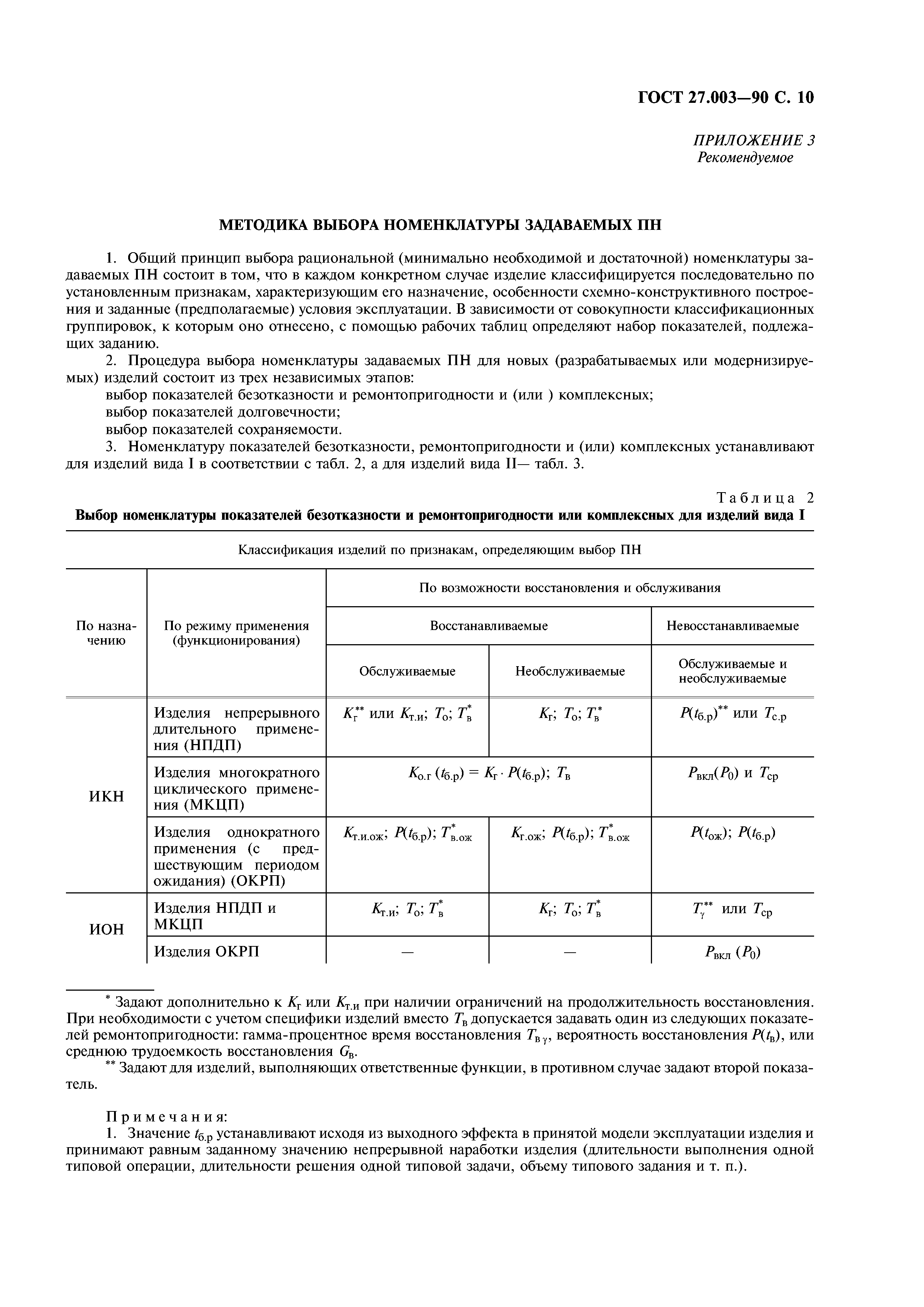 ГОСТ 27.003-90