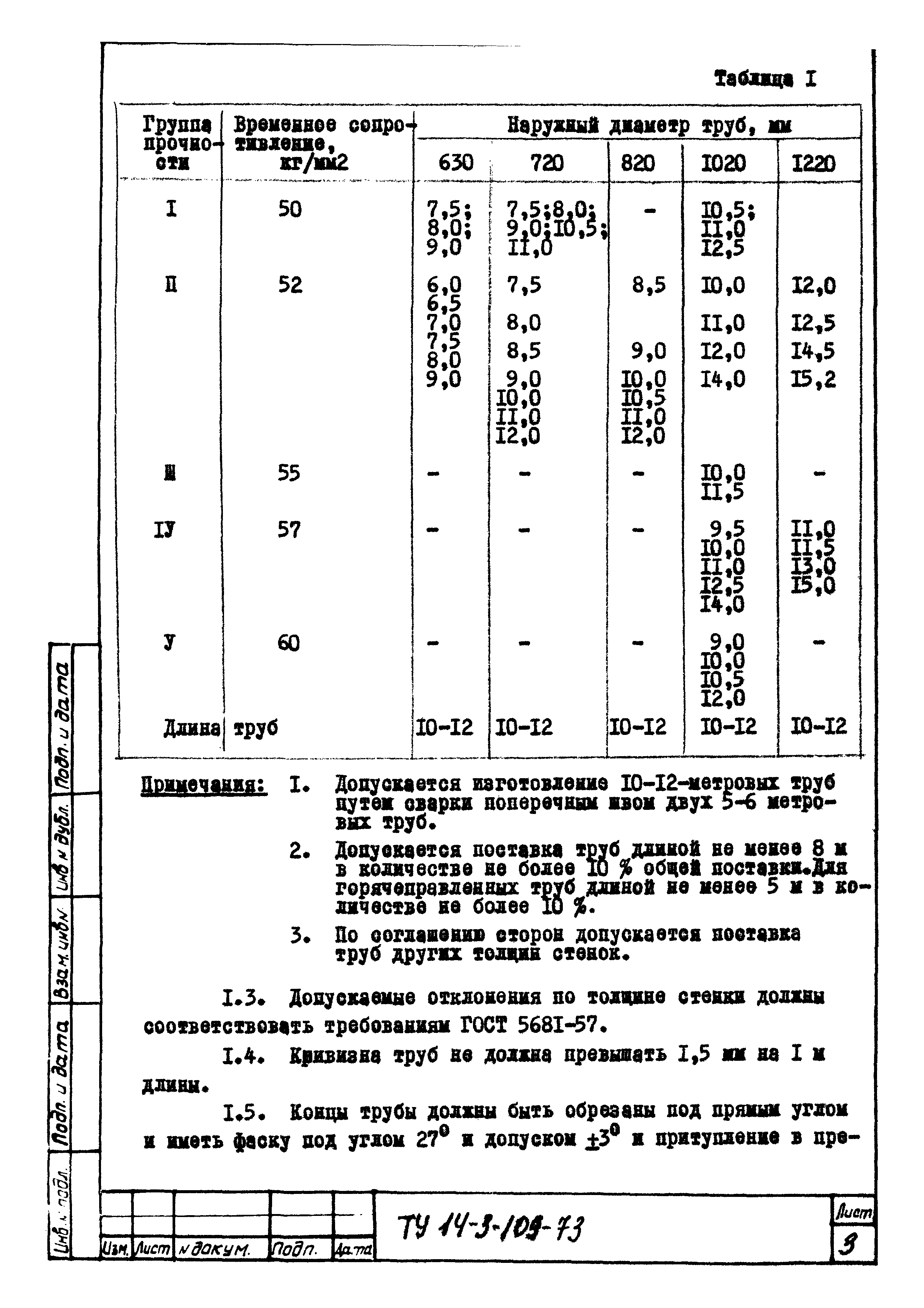 ТУ 14-3-109-73