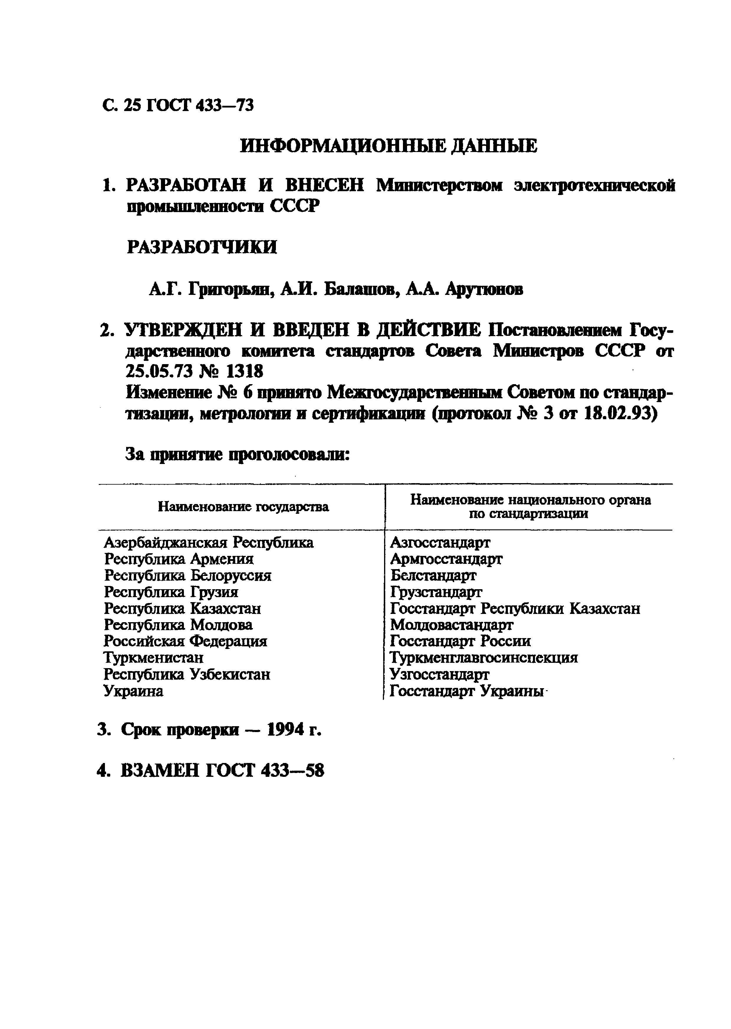 ГОСТ 433-73