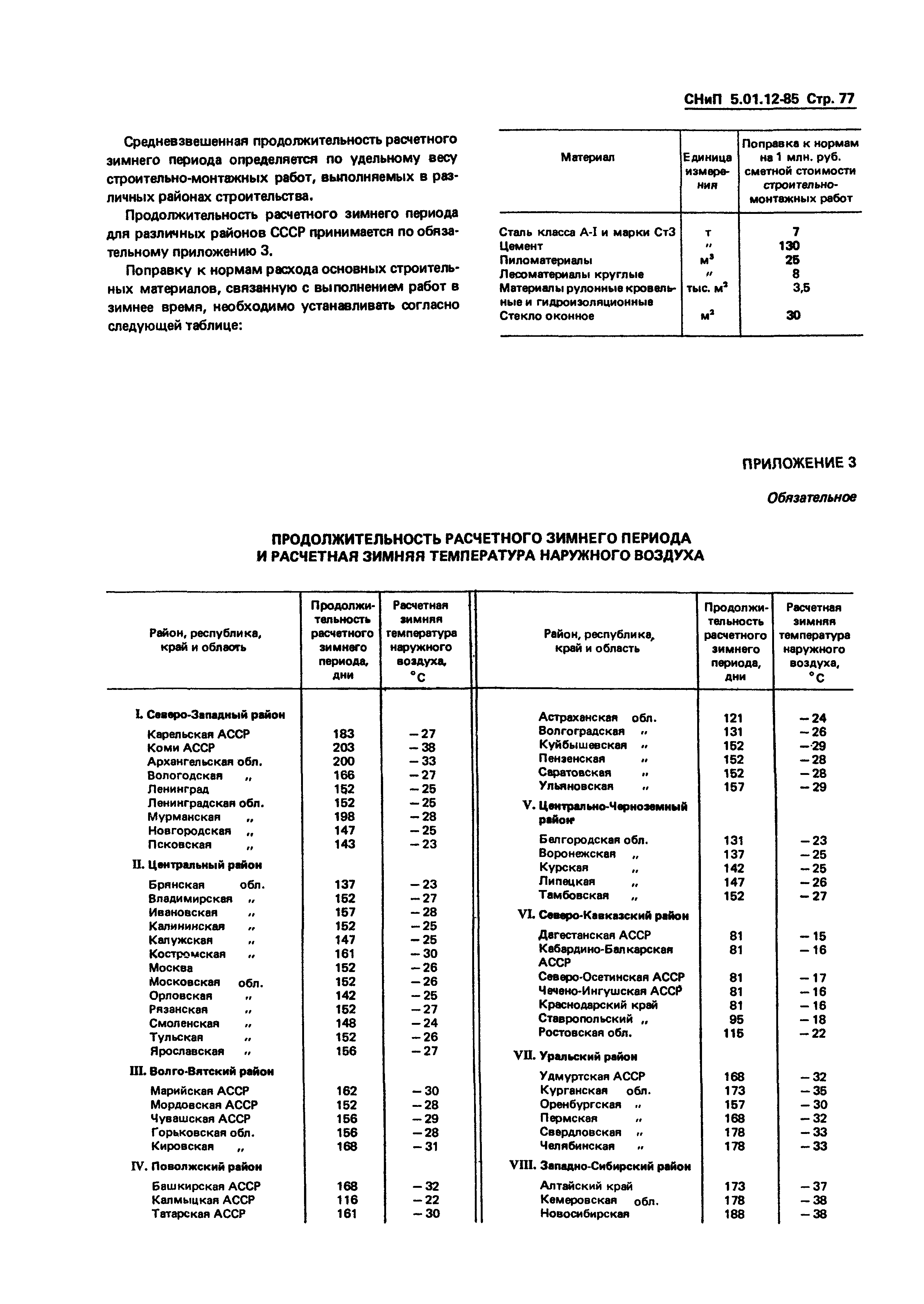 СНиП 5.01.12-85