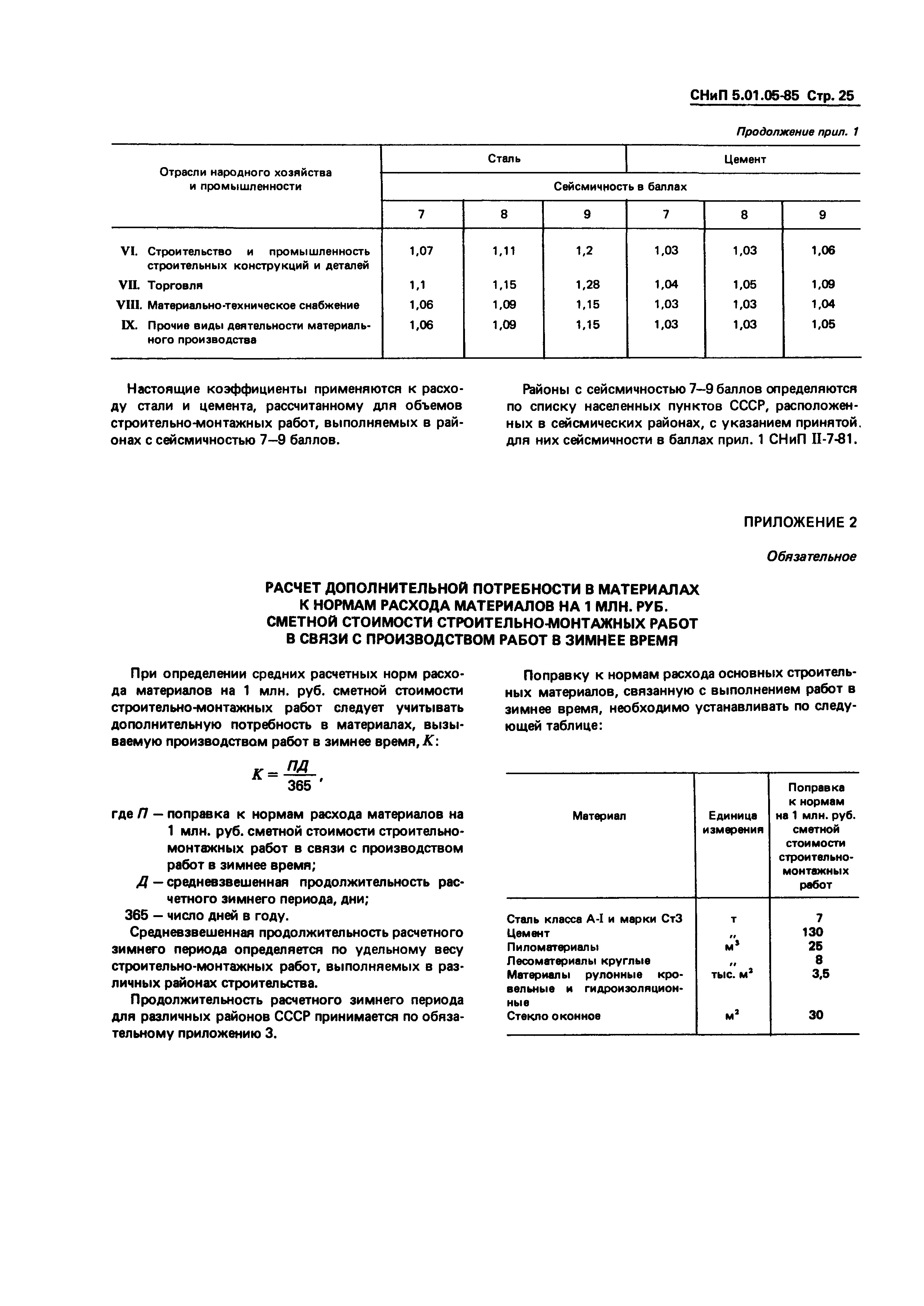 СНиП 5.01.05-85