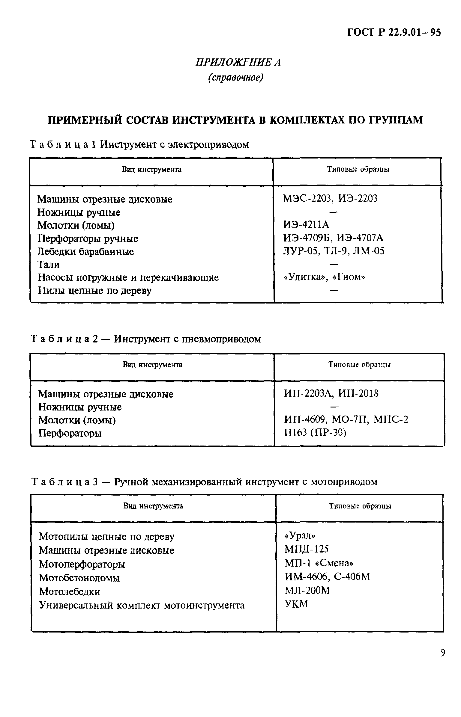 Скачать ГОСТ Р 22.9.01-95 Безопасность в чрезвычайных ситуациях.  Аварийно-спасательный инструмент и оборудование. Общие технические  требования