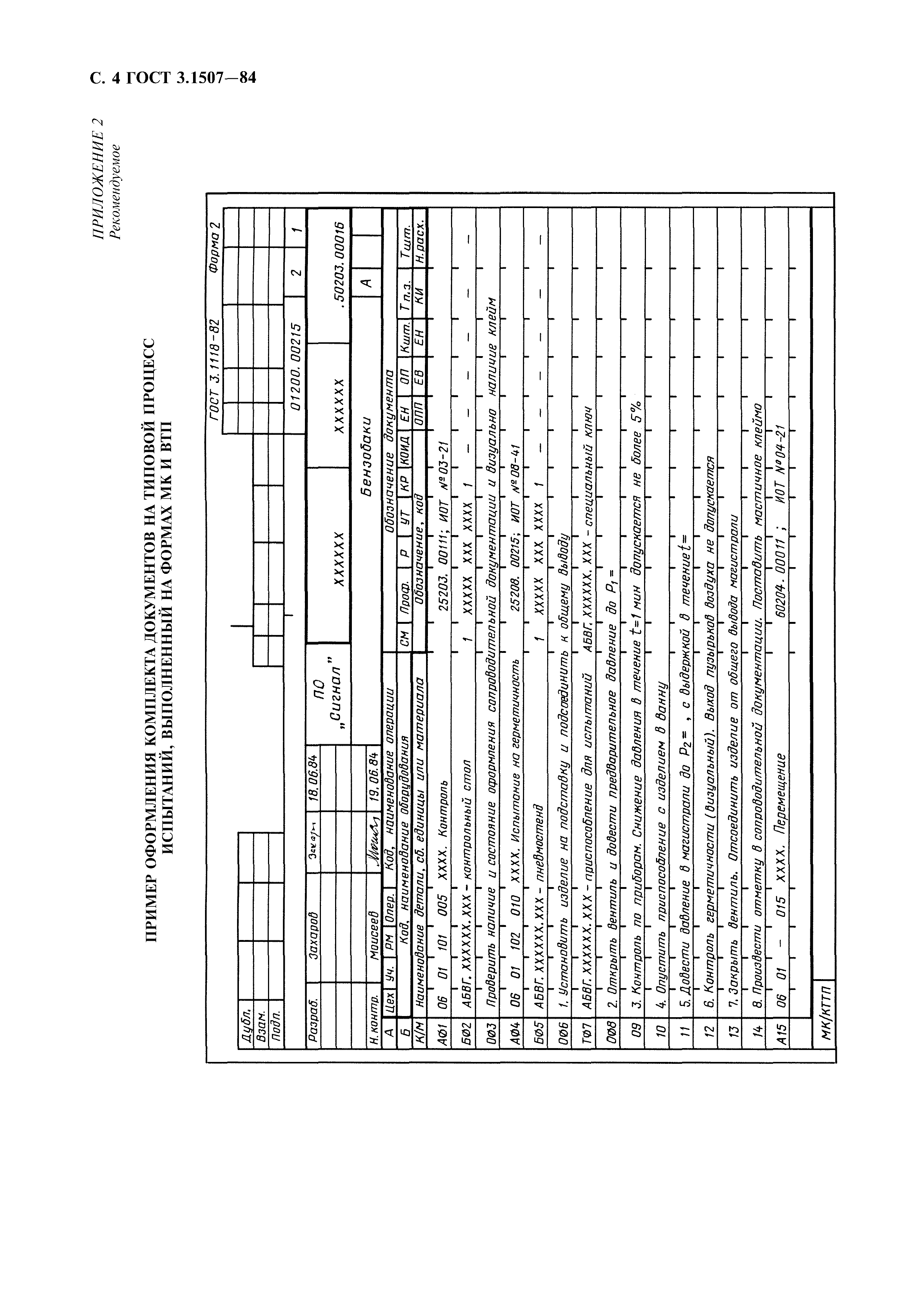 ГОСТ 3.1507-84