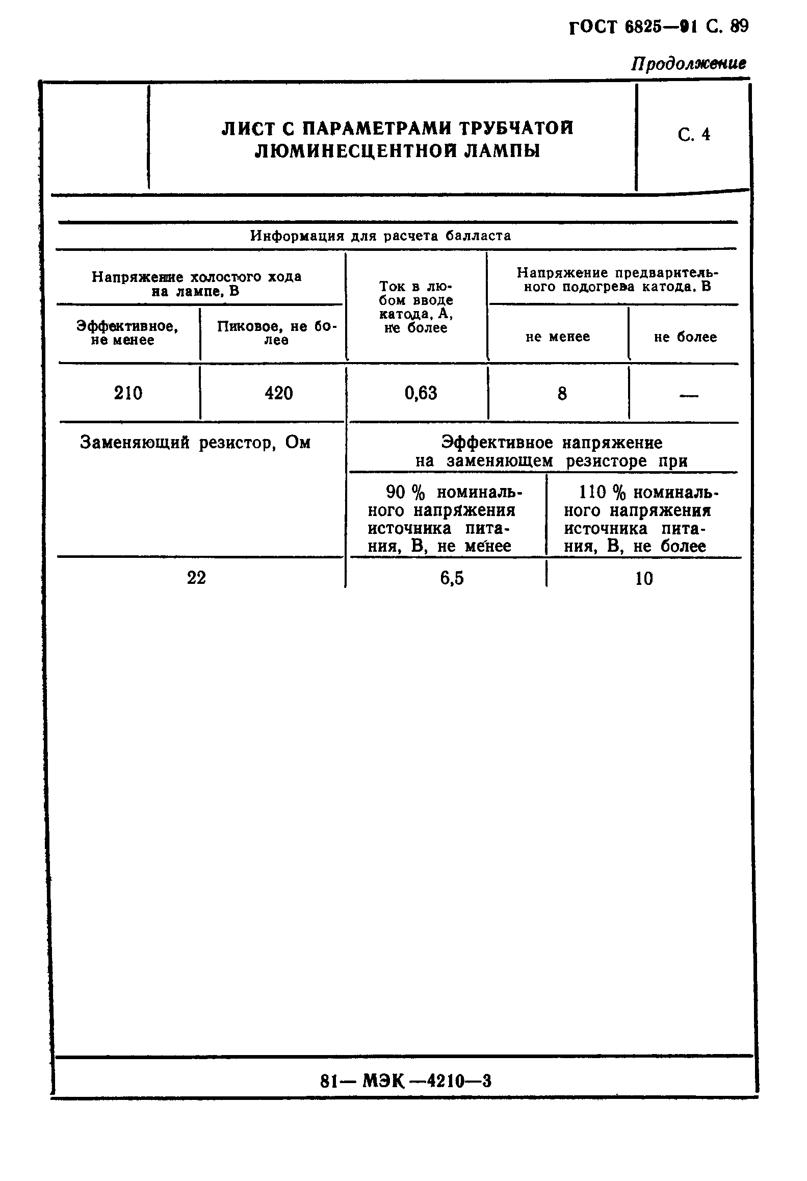 ГОСТ 6825-91