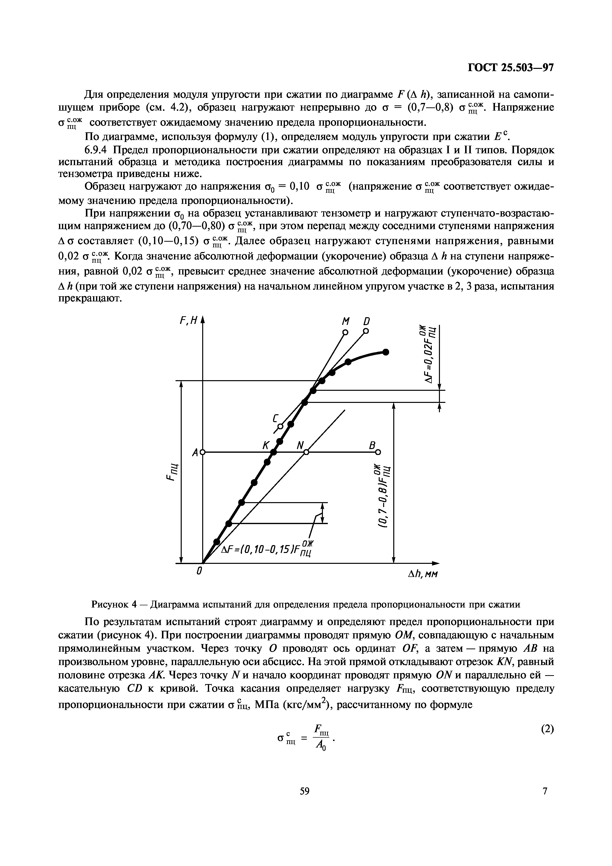 Скачать ГОСТ 25.503-97 Расчеты и испытания на прочность. Методы механических испытаний металлов. Метод испытания на сжатие