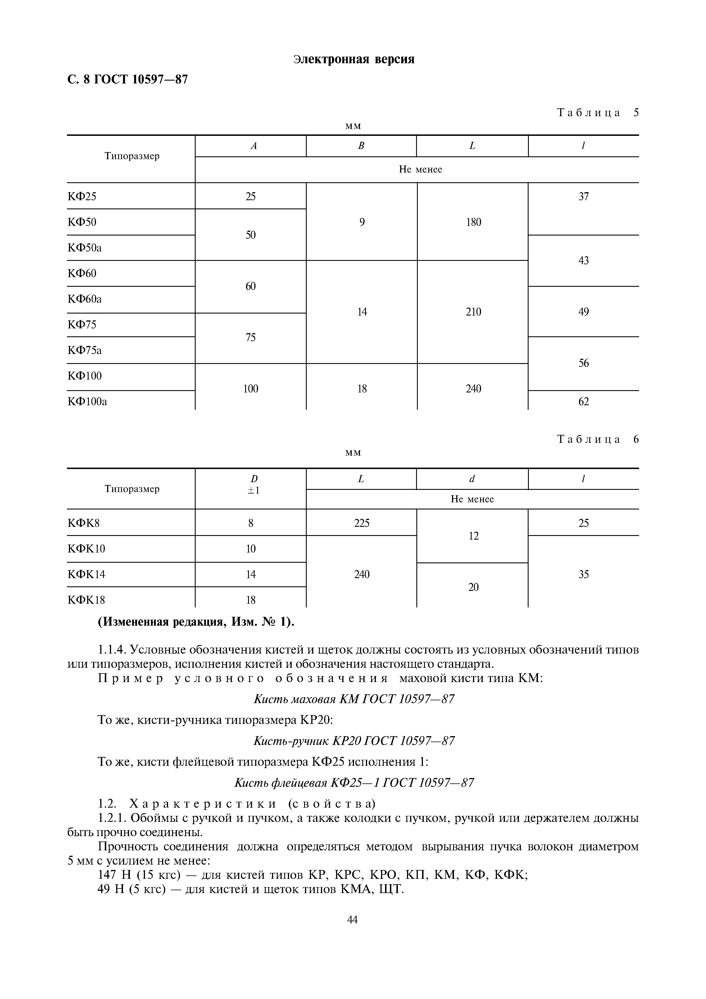 Кисть гост 10597-87