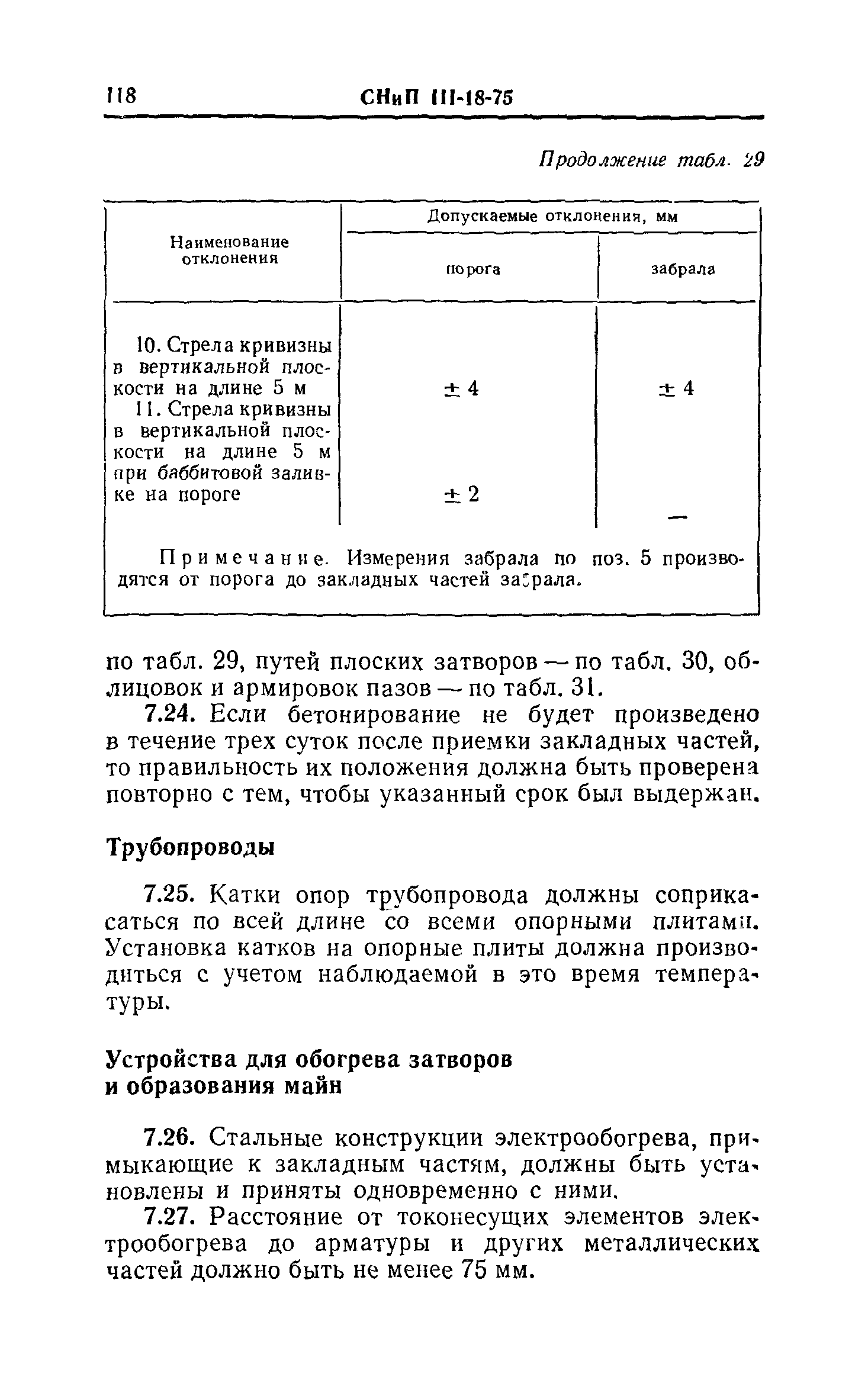 СНиП III-18-75