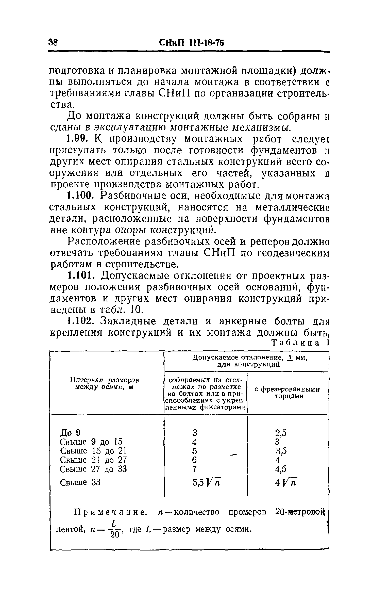 СНиП III-18-75