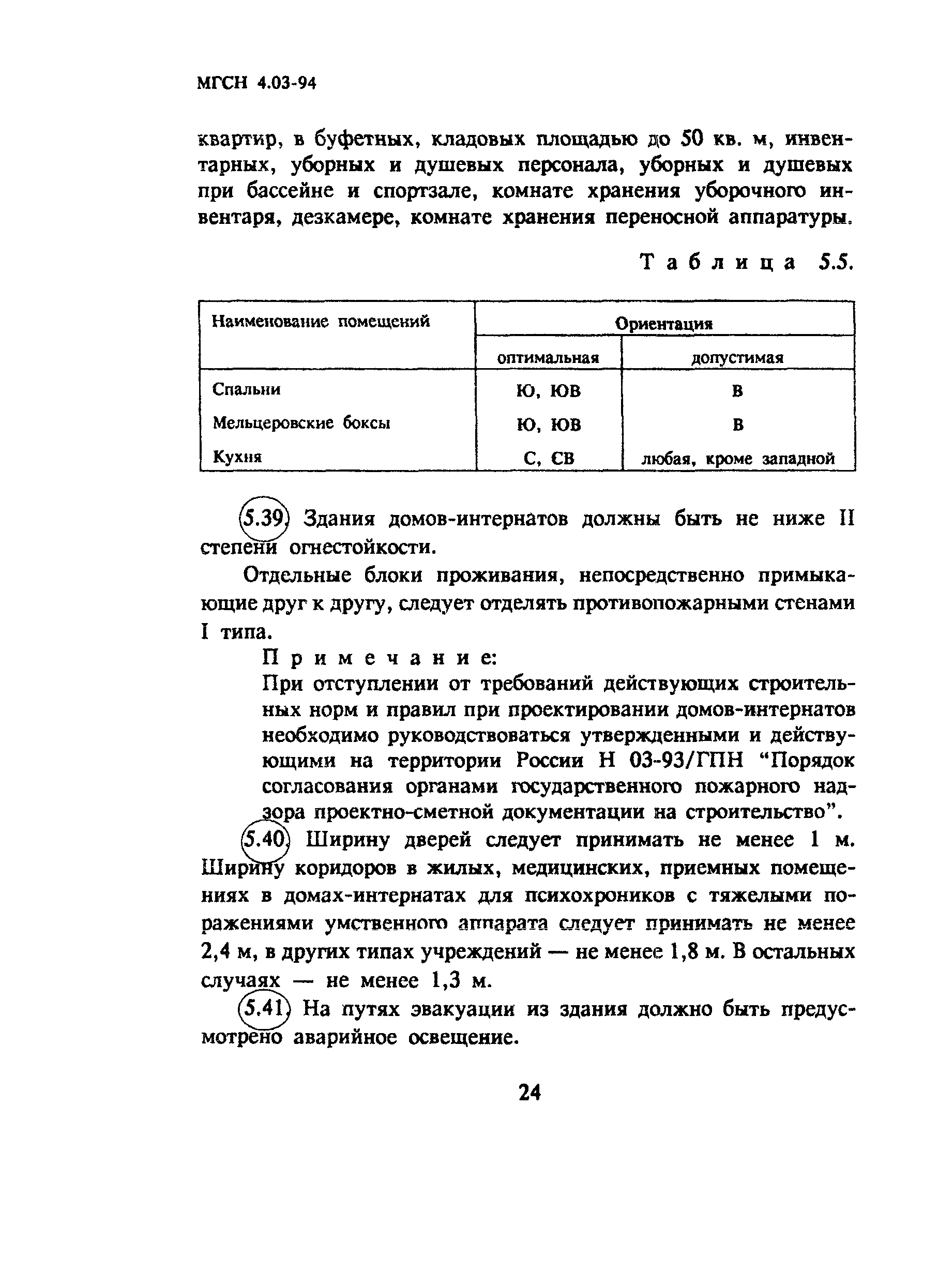 Скачать ТСН 31-303-95 Дома-интернаты для инвалидов и престарелых г. Москва