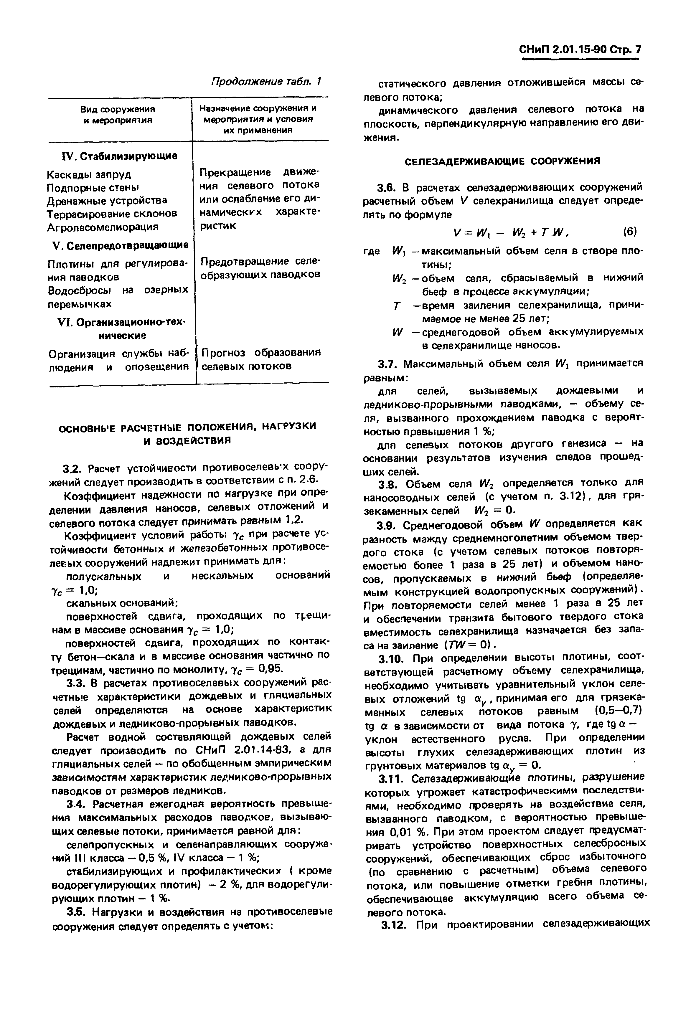 Скачать СНиП 2.01.15-90 Инженерная защита территорий, зданий и сооружений  от опасных геологических процессов. Основные положения проектирования