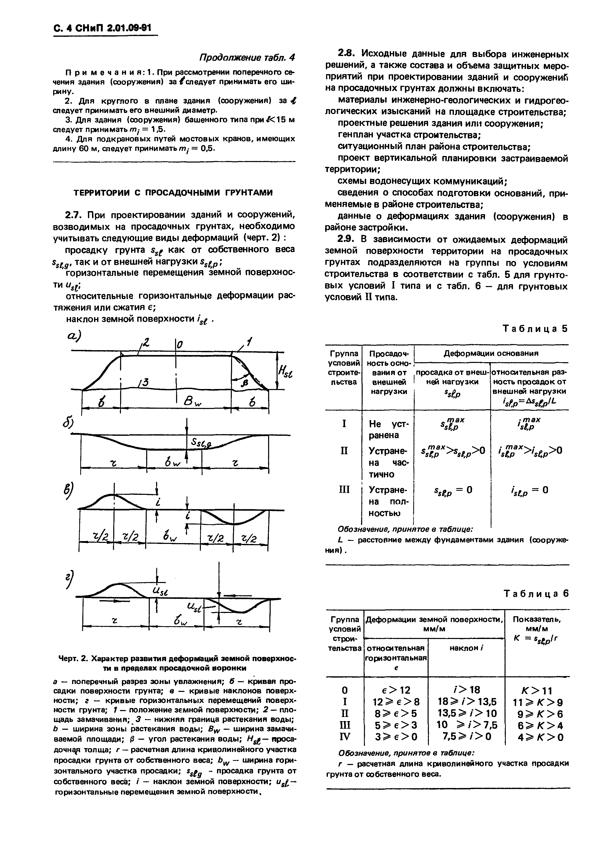 СНиП 2.01.09-91