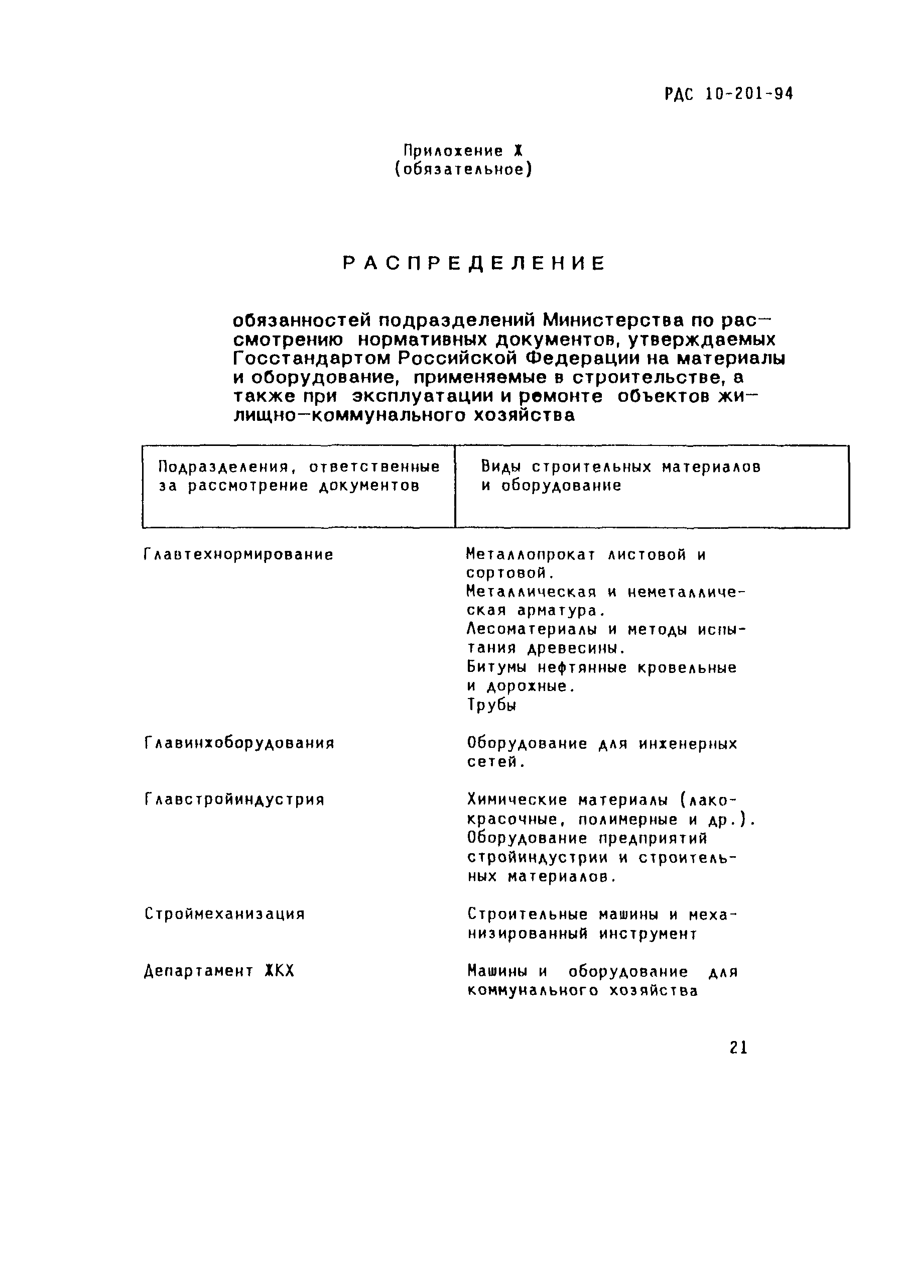 РДС 10-201-94