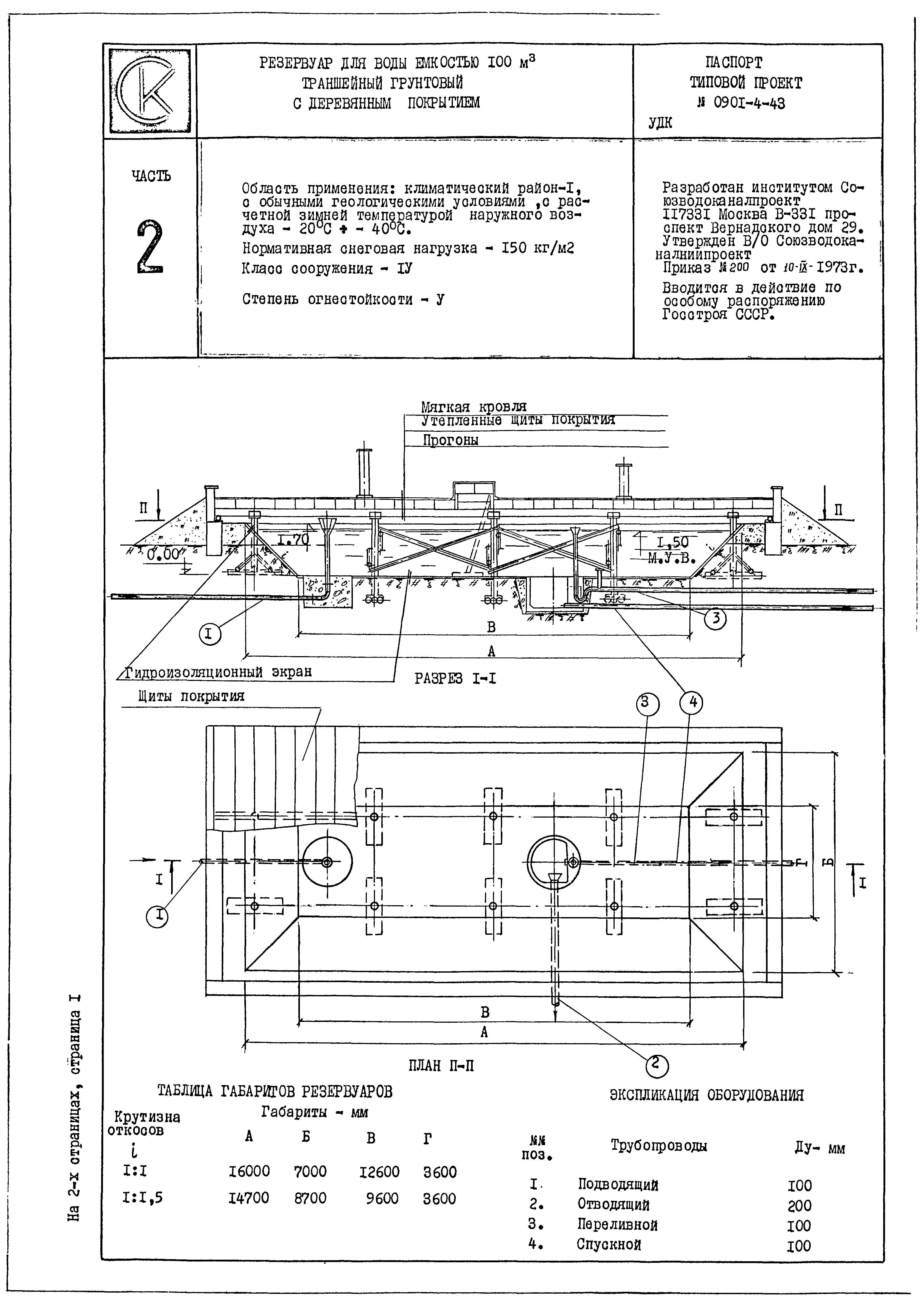 Типовой проект 0901-4-43