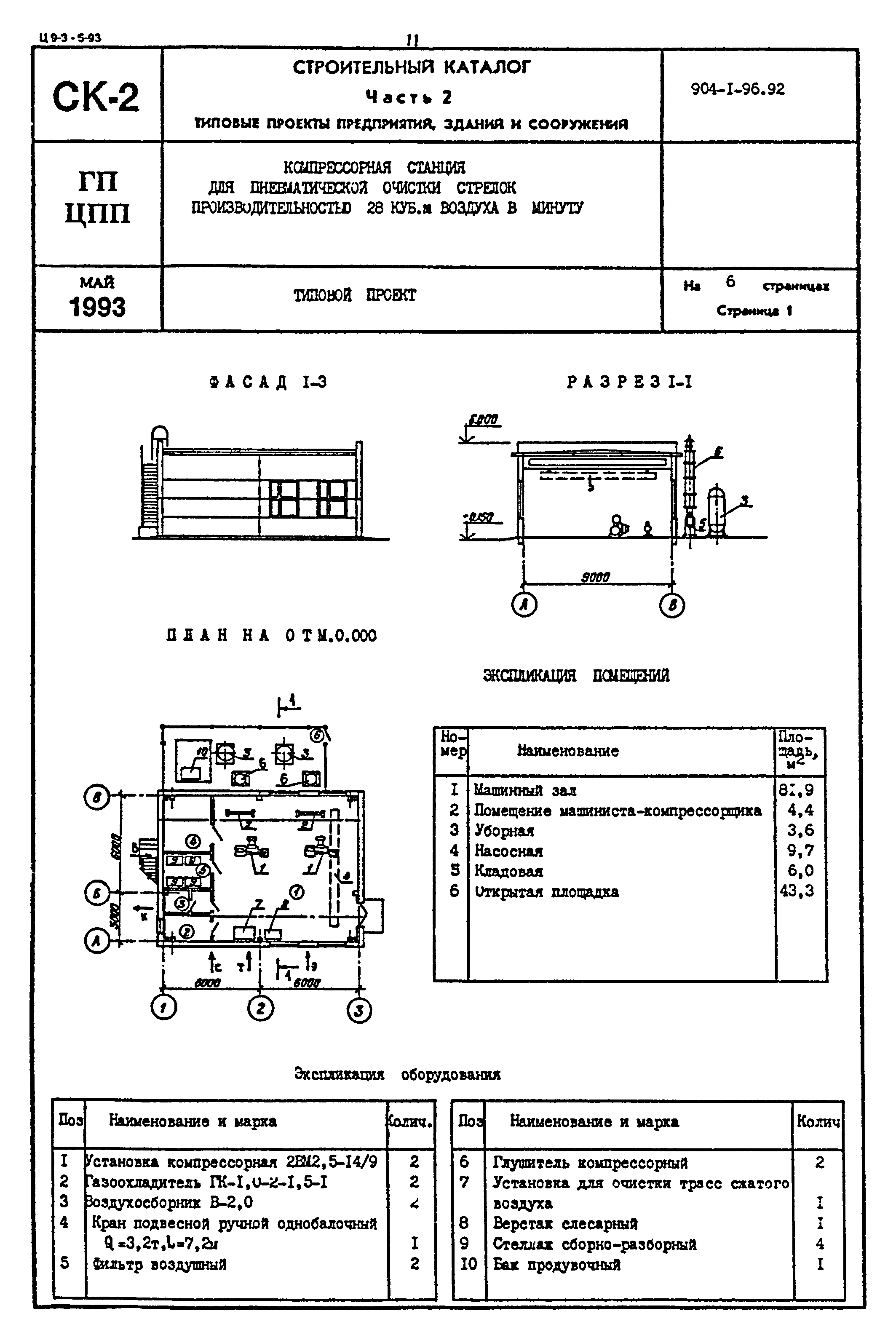 Типовой проект 904-1-96.92