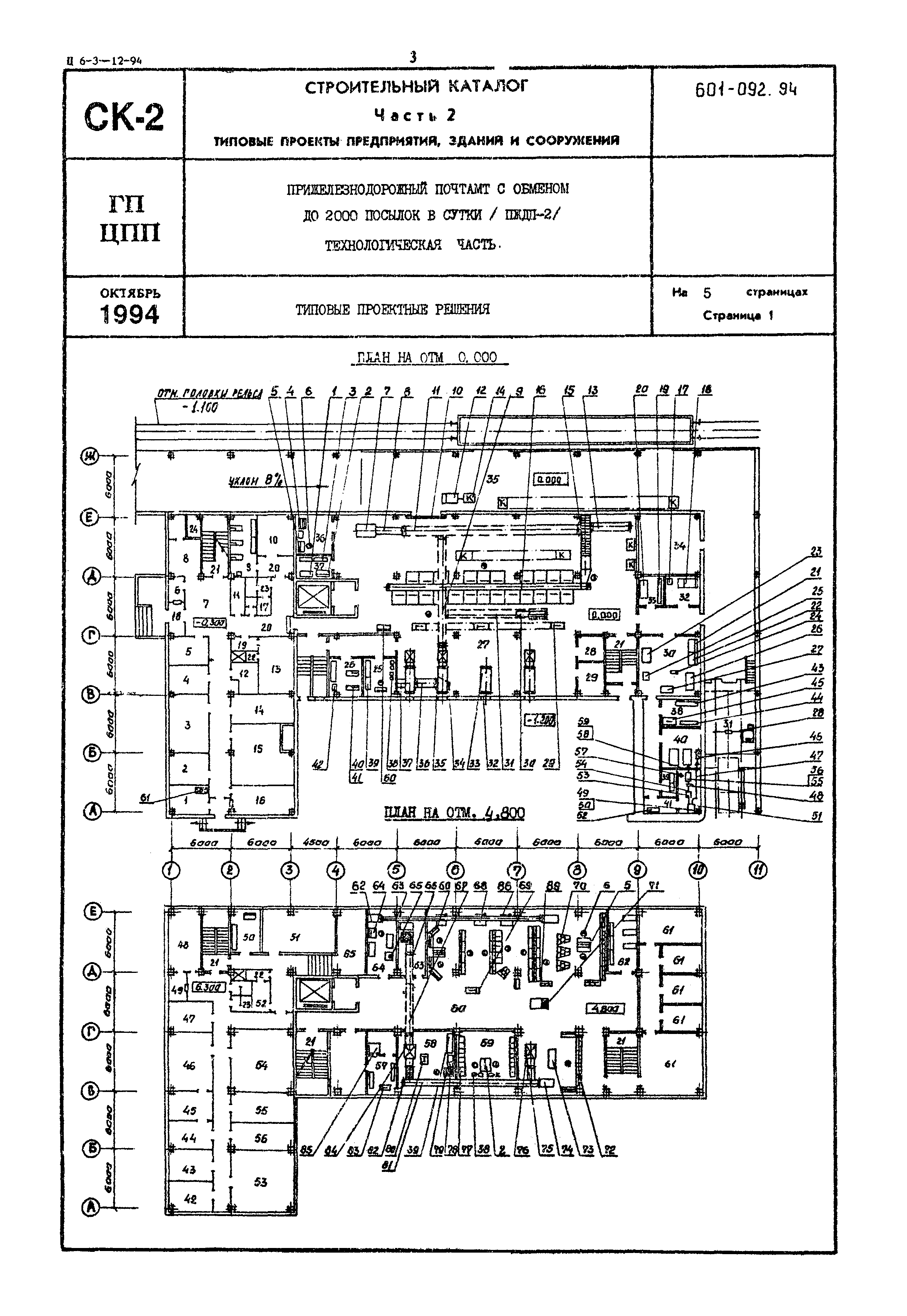 Типовые проектные решения 601-092.94