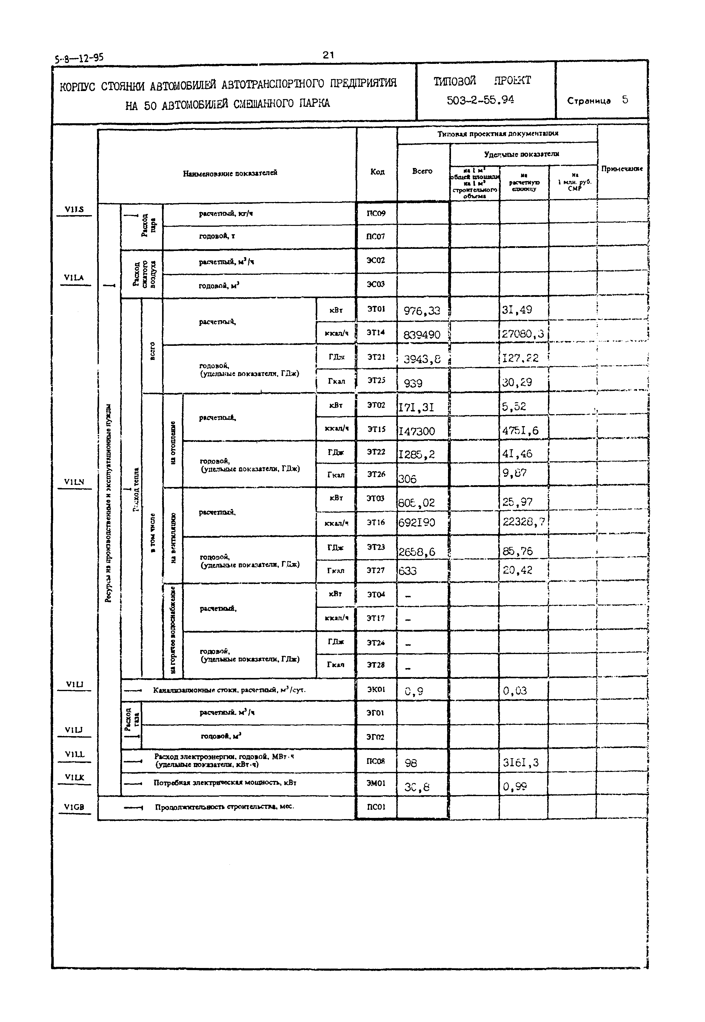 Типовой проект 503-2-55.94