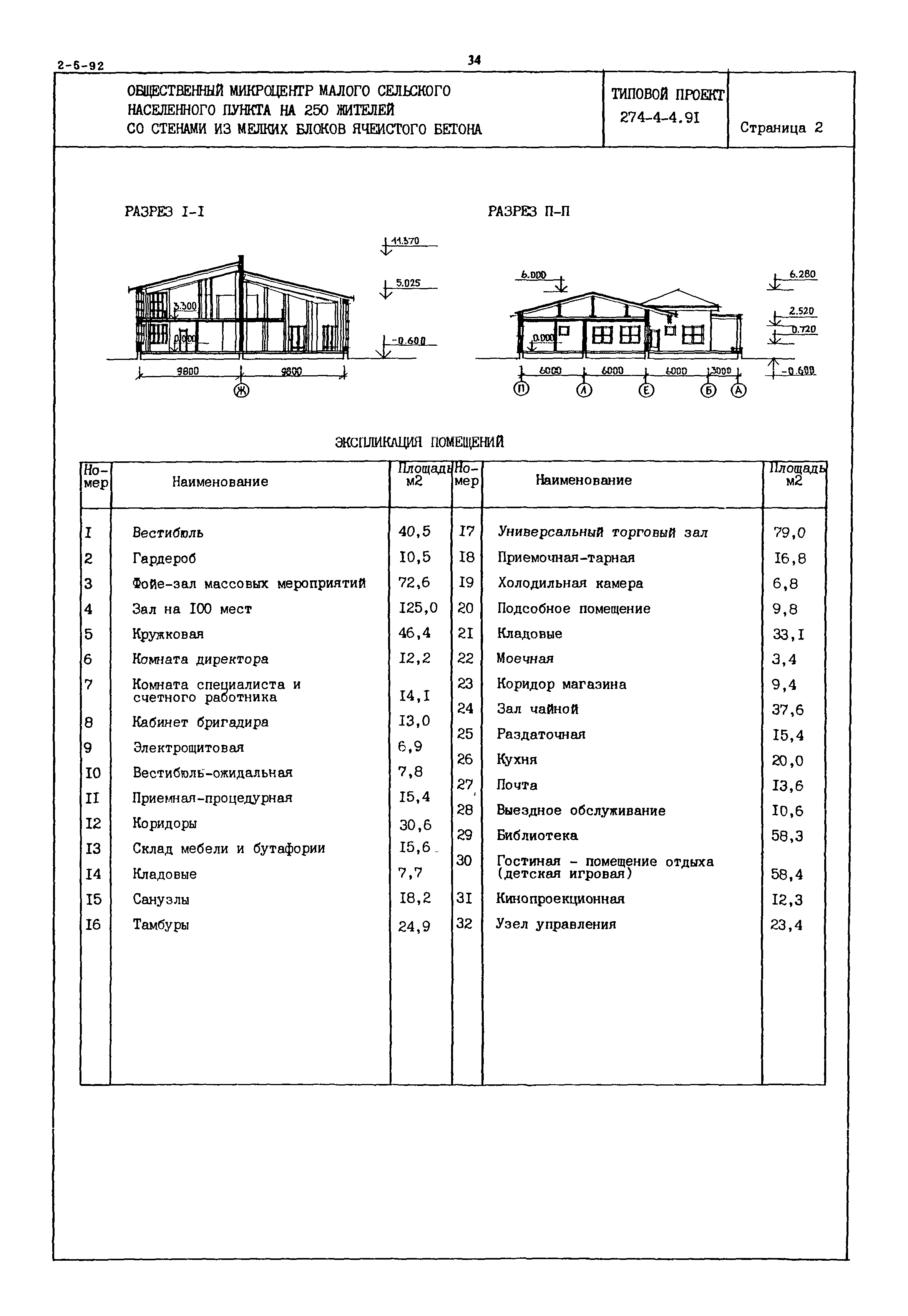 Типовой проект 274-4-4.91