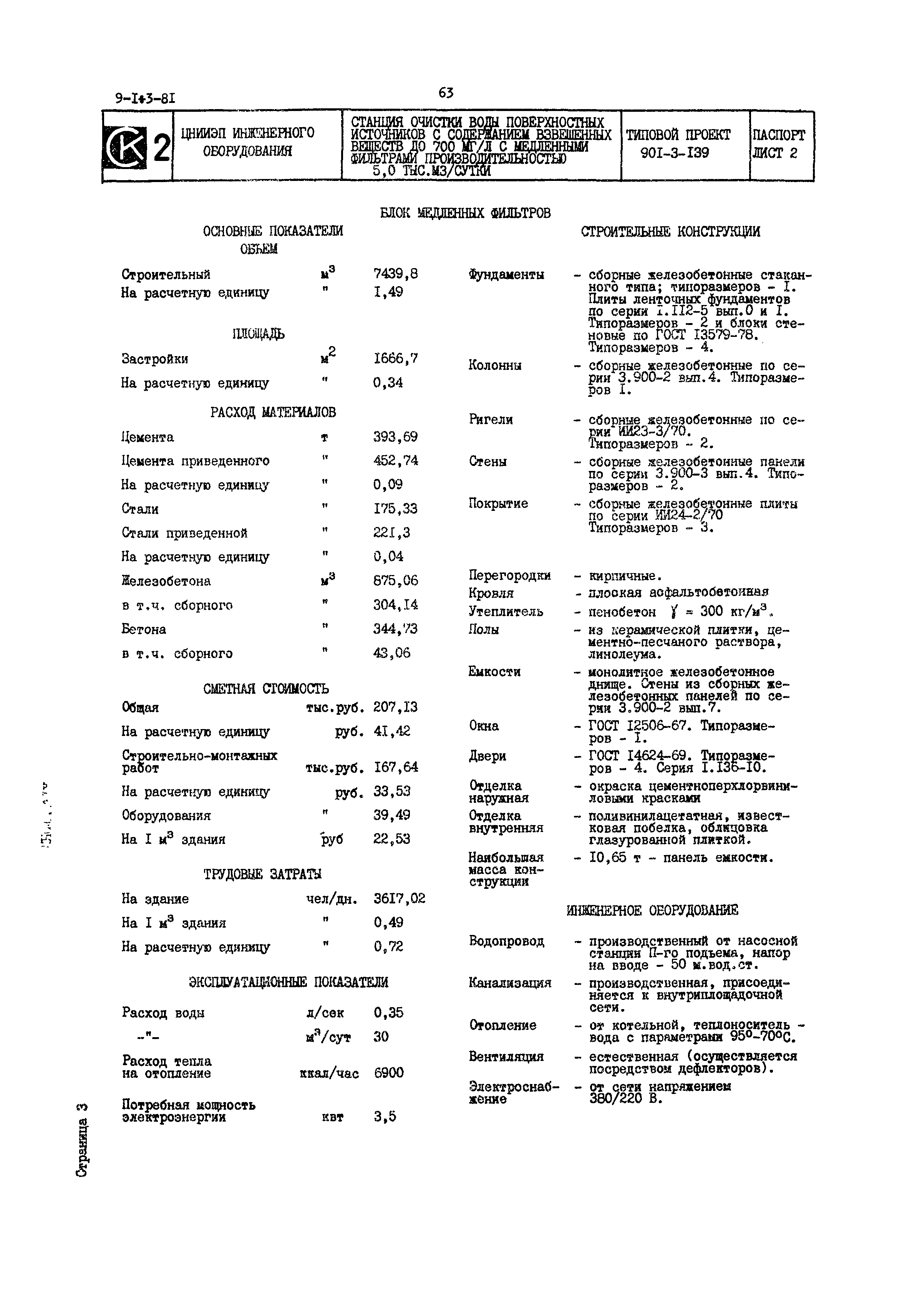 Типовой проект 901-3-139