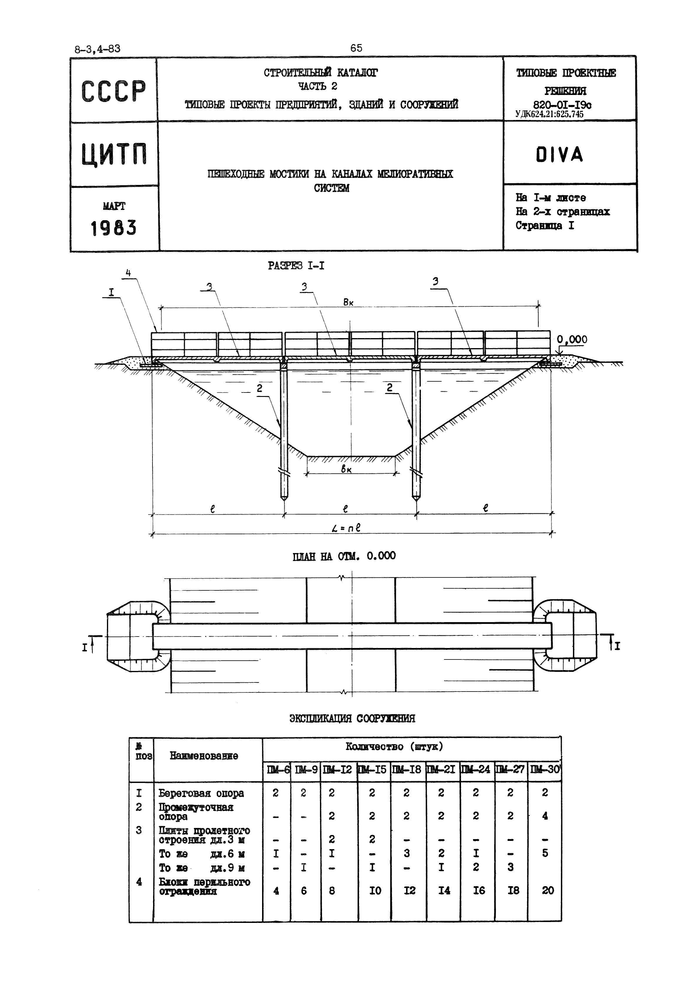 Типовые проектные решения 820-01-19с
