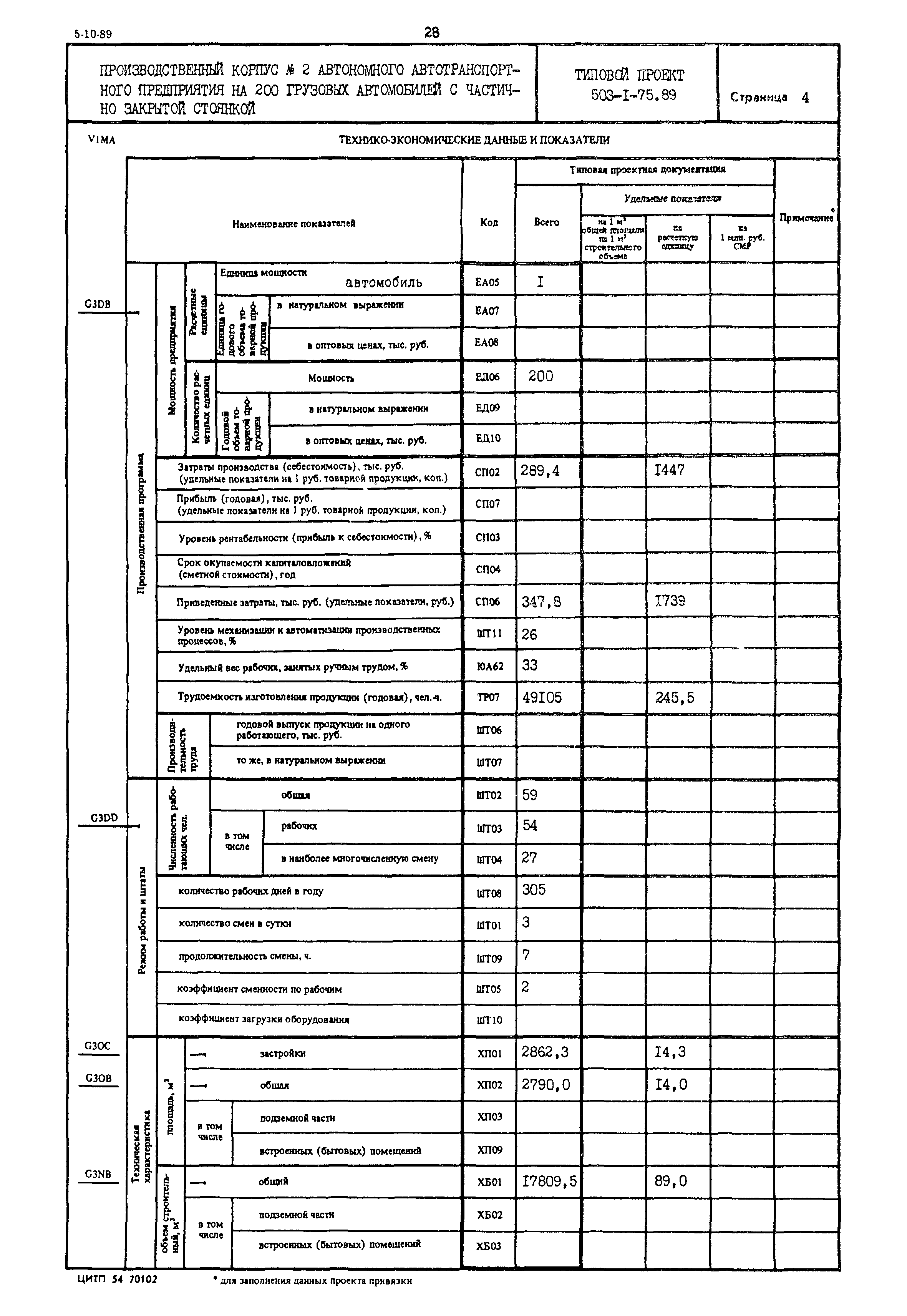 Типовой проект 503-1-75.89