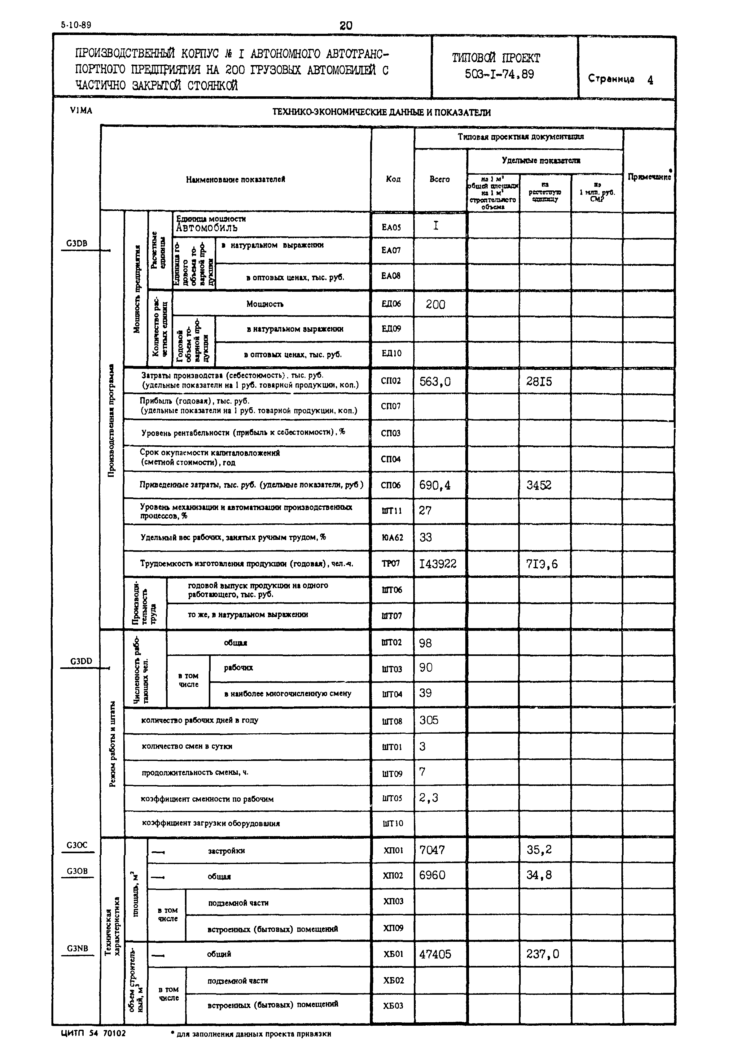 Типовой проект 503-1-74.89