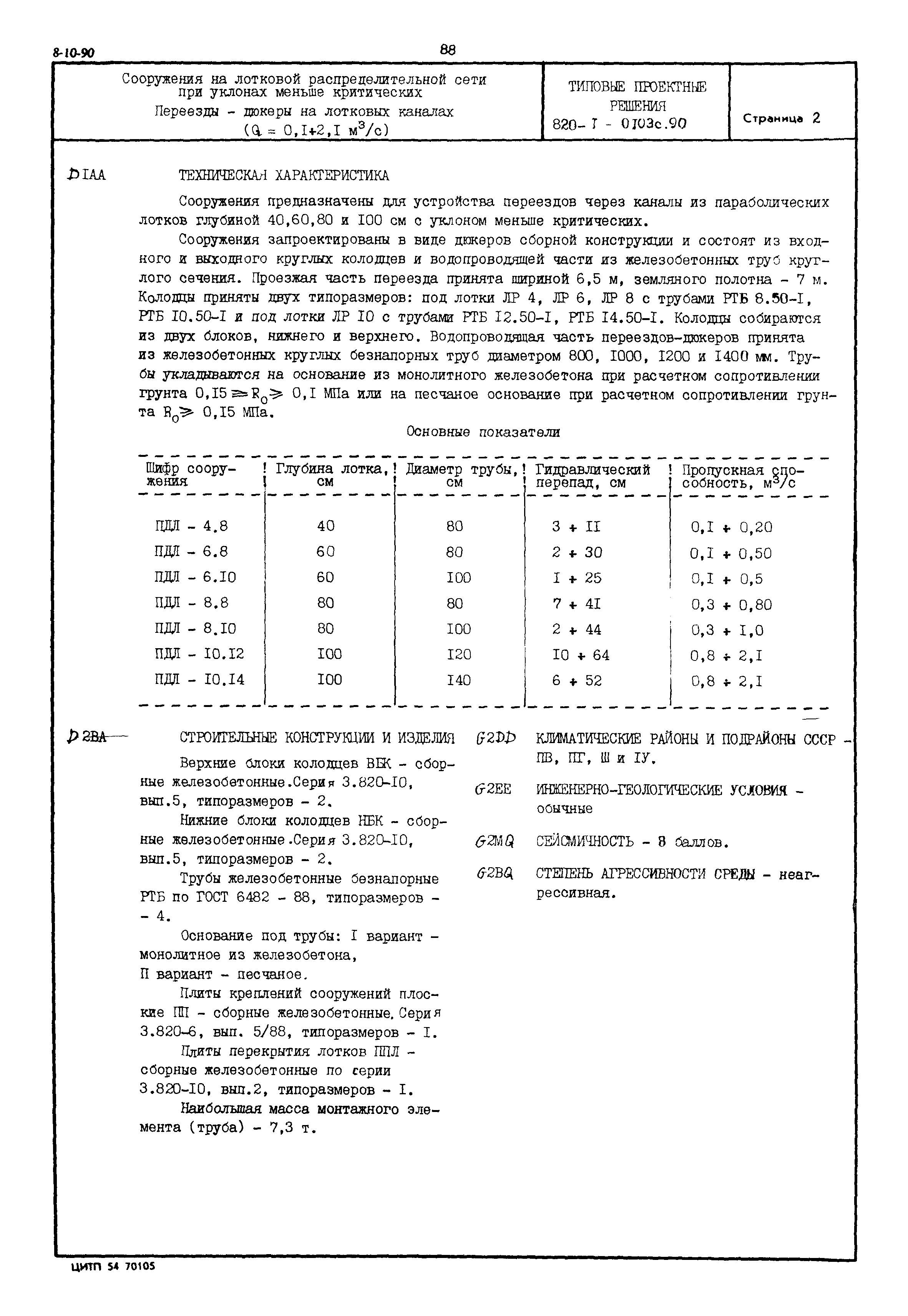 Типовые проектные решения 820-1-0103с.90