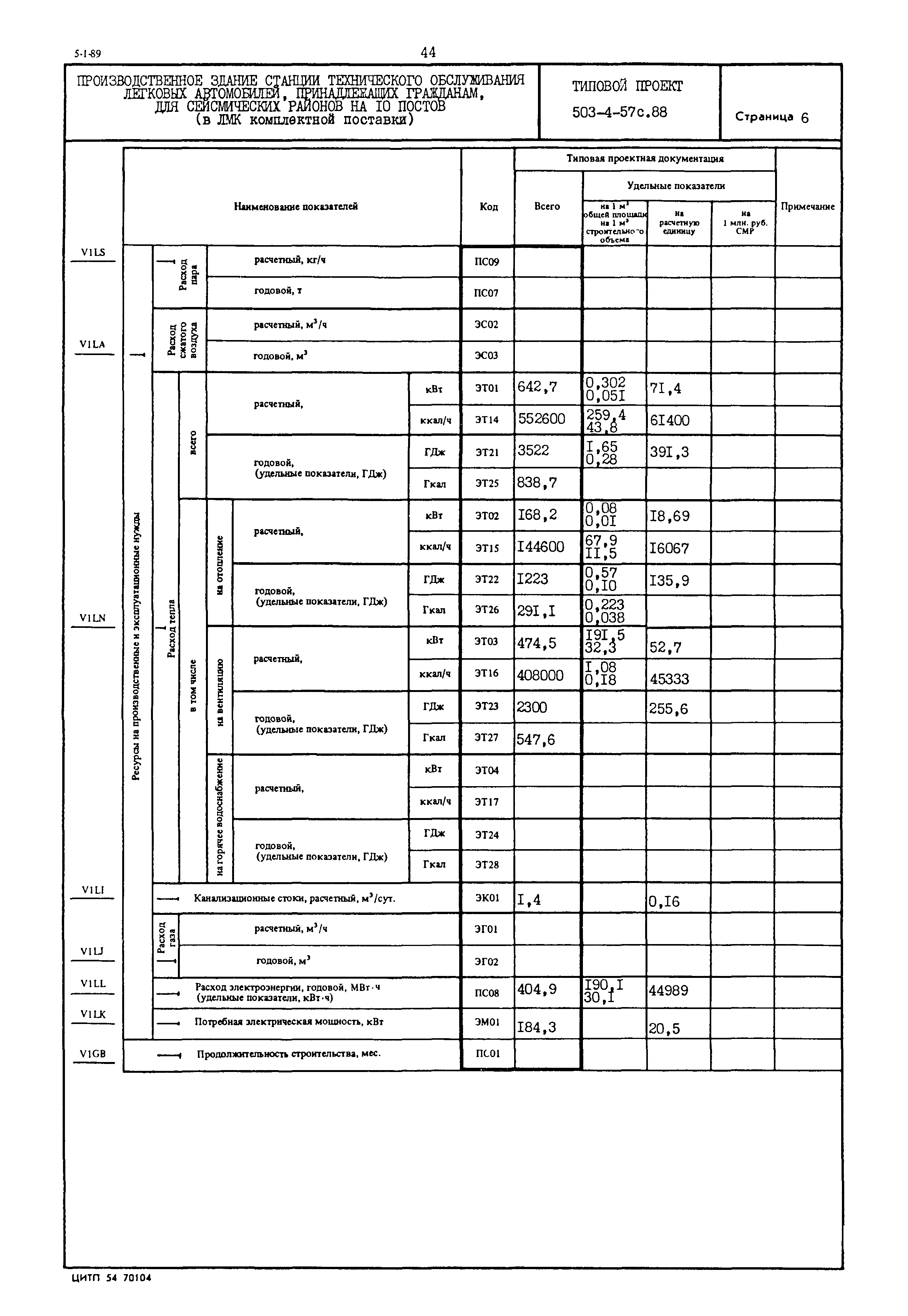 Типовой проект 503-4-57с.88