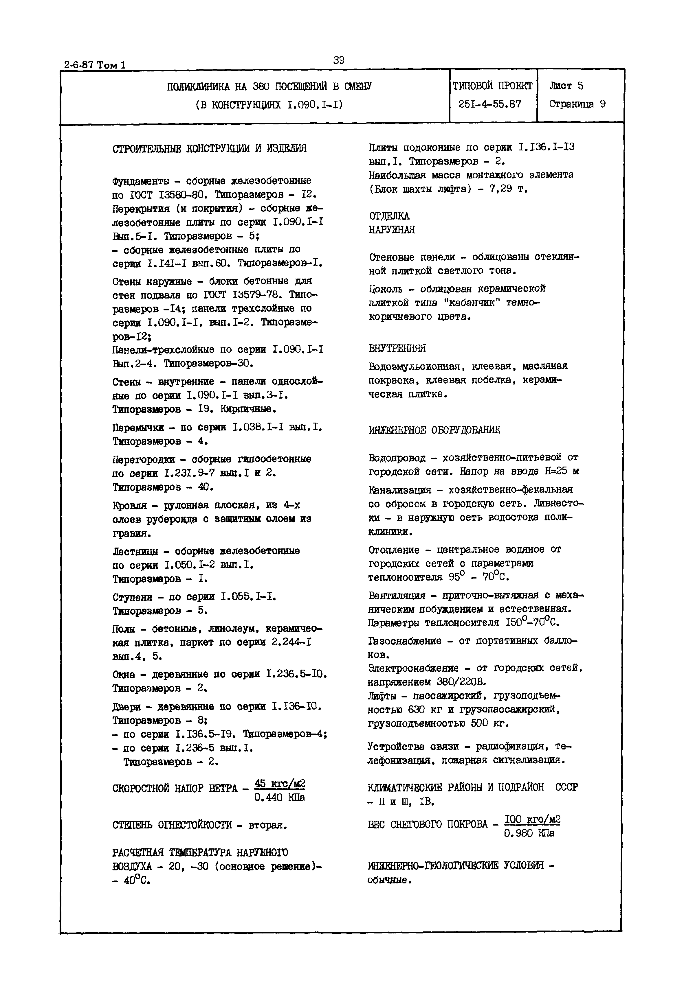 Типовой проект 251-4-55.87