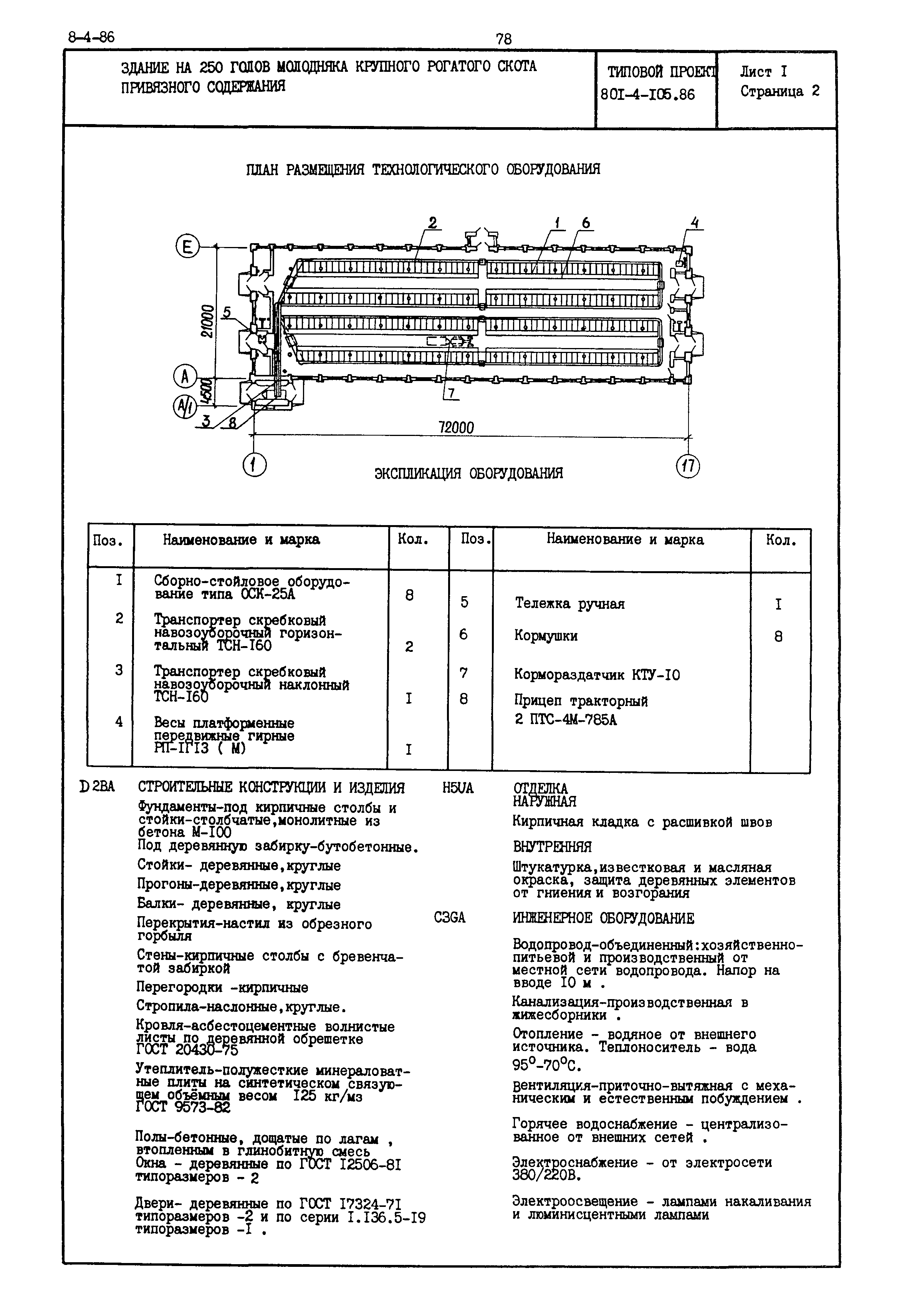 Типовой проект 801-4-105.86