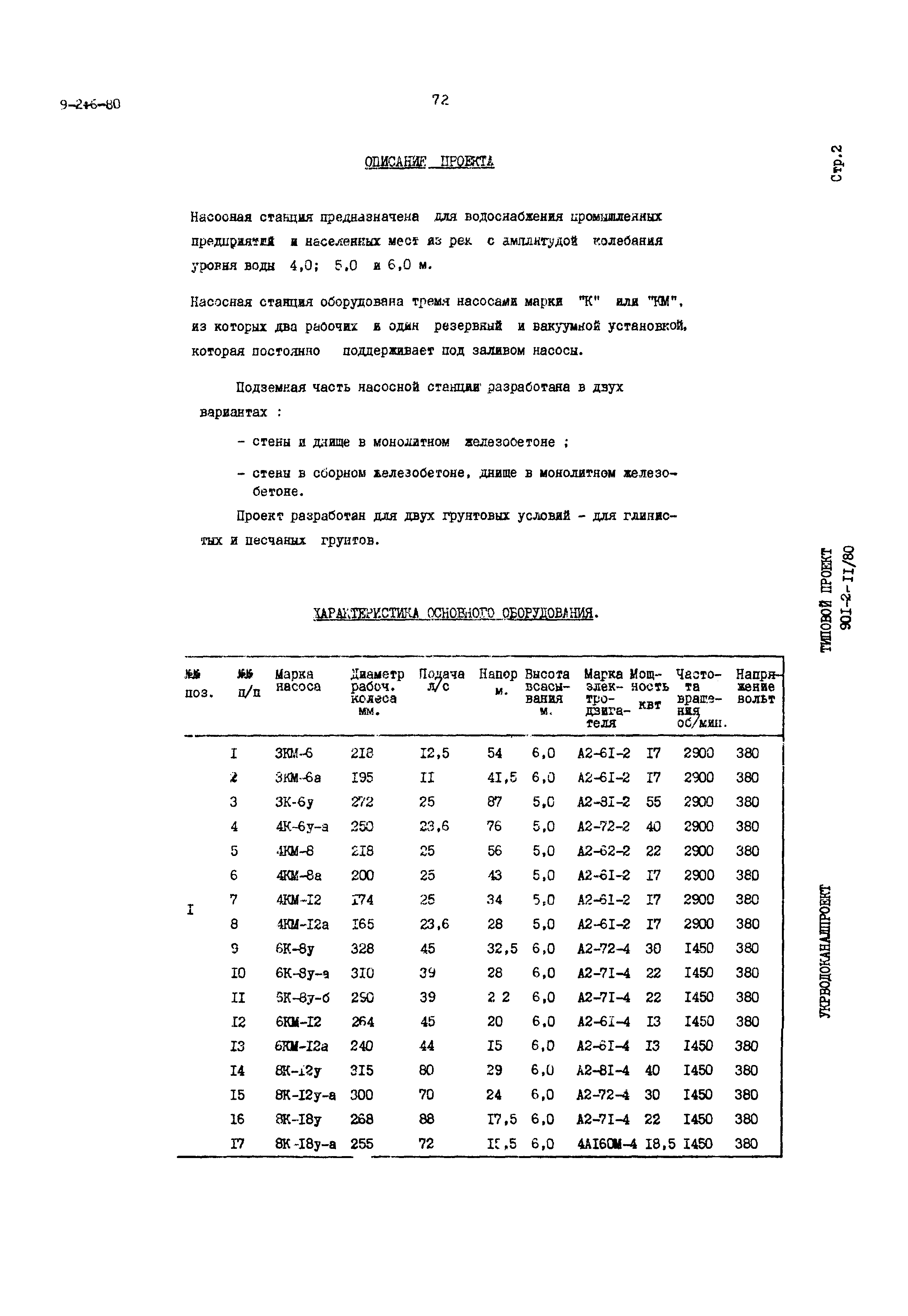 Типовой проект 901-2-11/80