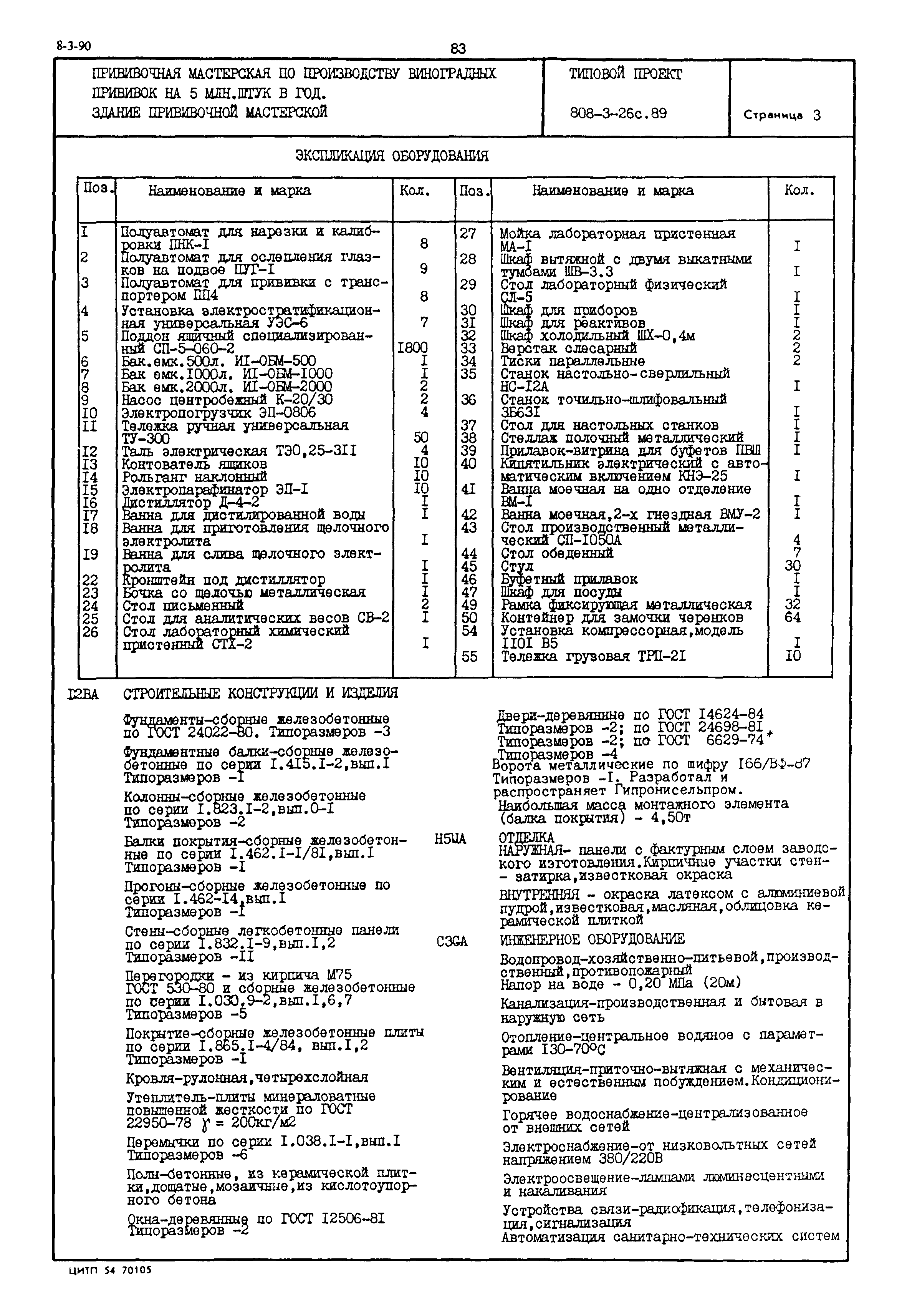 Типовой проект 808-3-26с.89