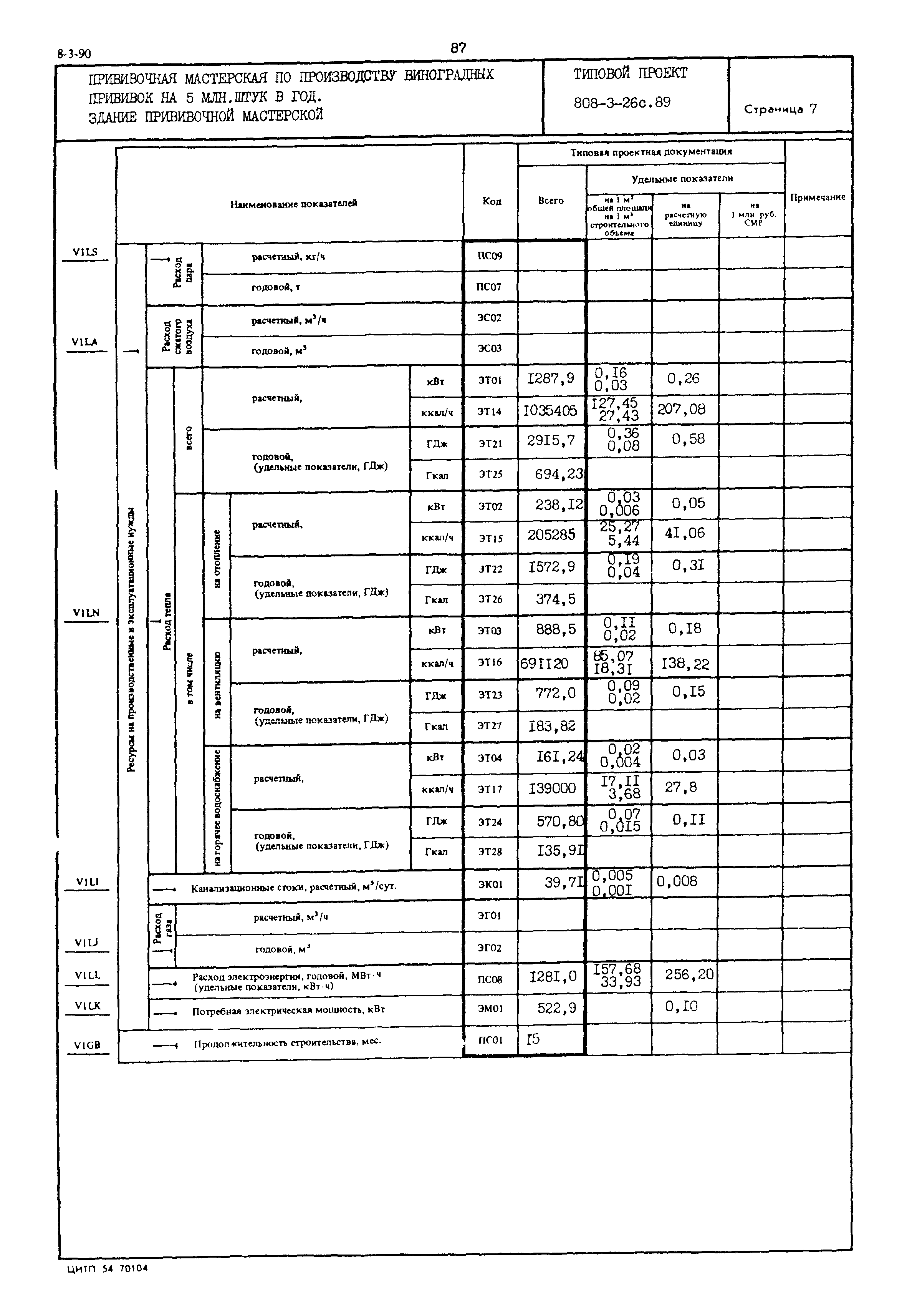 Типовой проект 808-3-26с.89